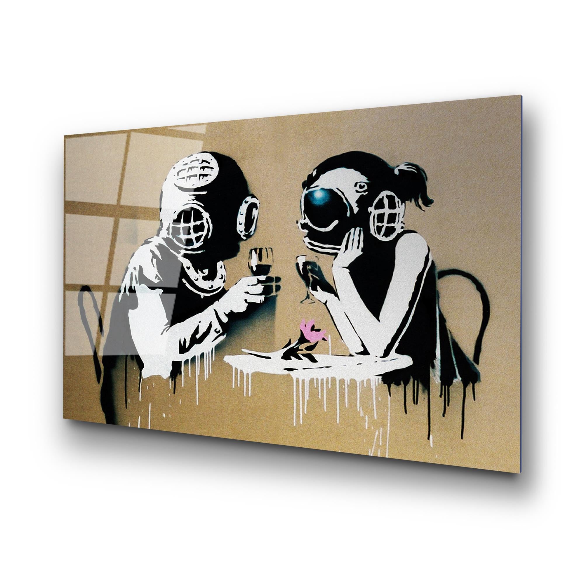 UV-087 Baskılı Cam Dikdörtgen Duvar Tablosu | ByLamp