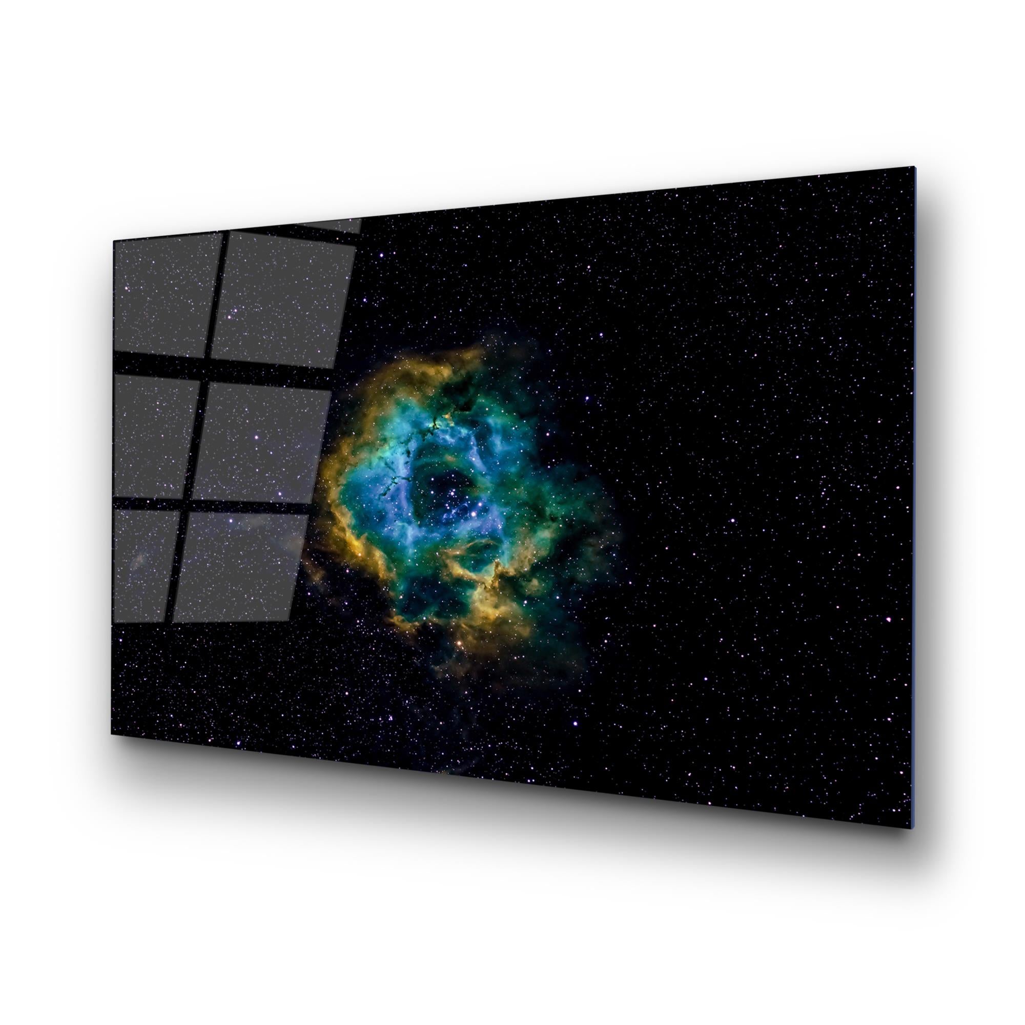 UV-088 Baskılı Cam Dikdörtgen Duvar Tablosu | ByLamp