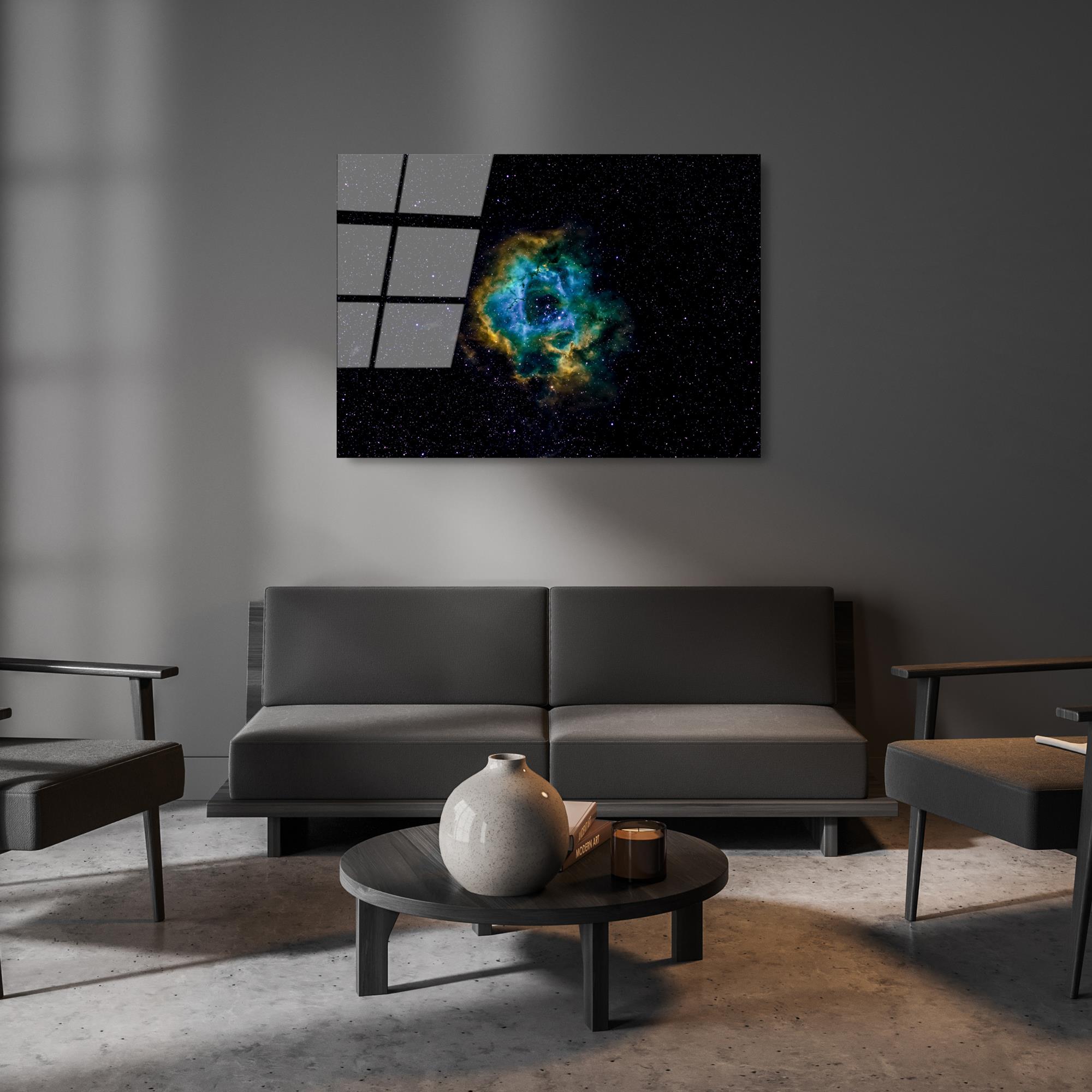 UV-088 Baskılı Cam Dikdörtgen Duvar Tablosu | ByLamp