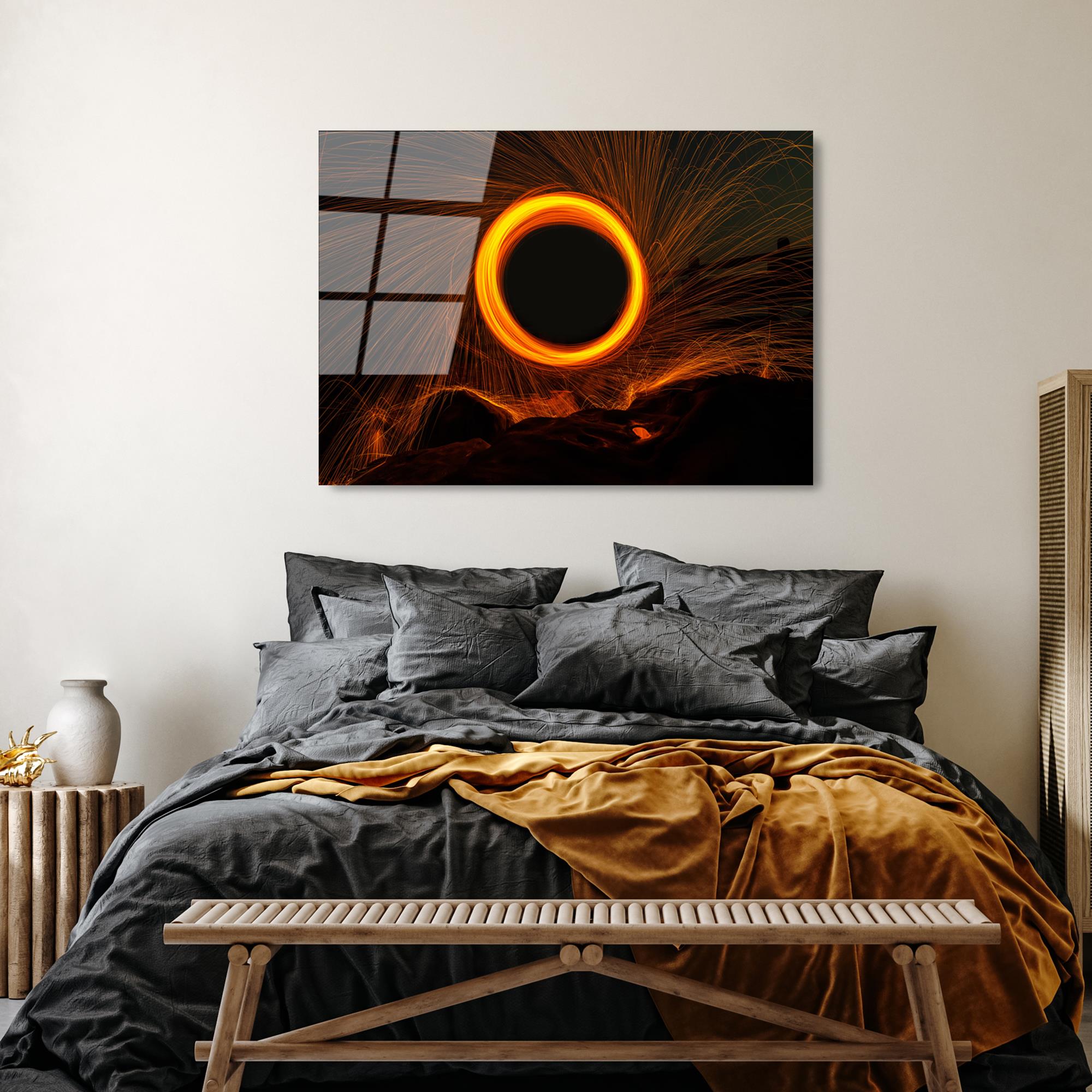 UV-089 Baskılı Cam Dikdörtgen Duvar Tablosu | ByLamp