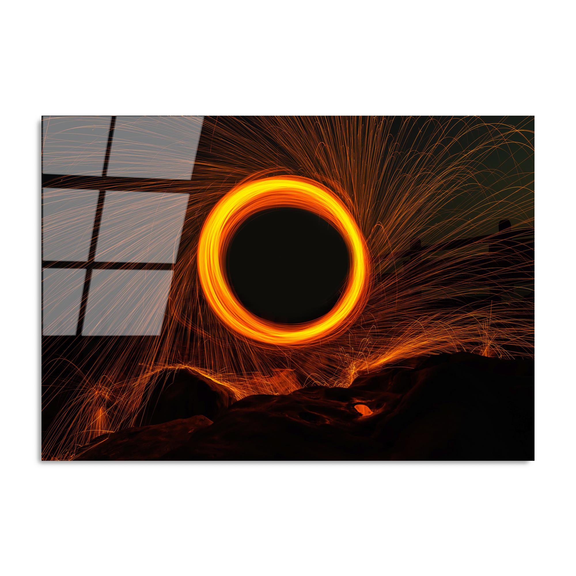 UV-089 Baskılı Cam Dikdörtgen Duvar Tablosu | ByLamp