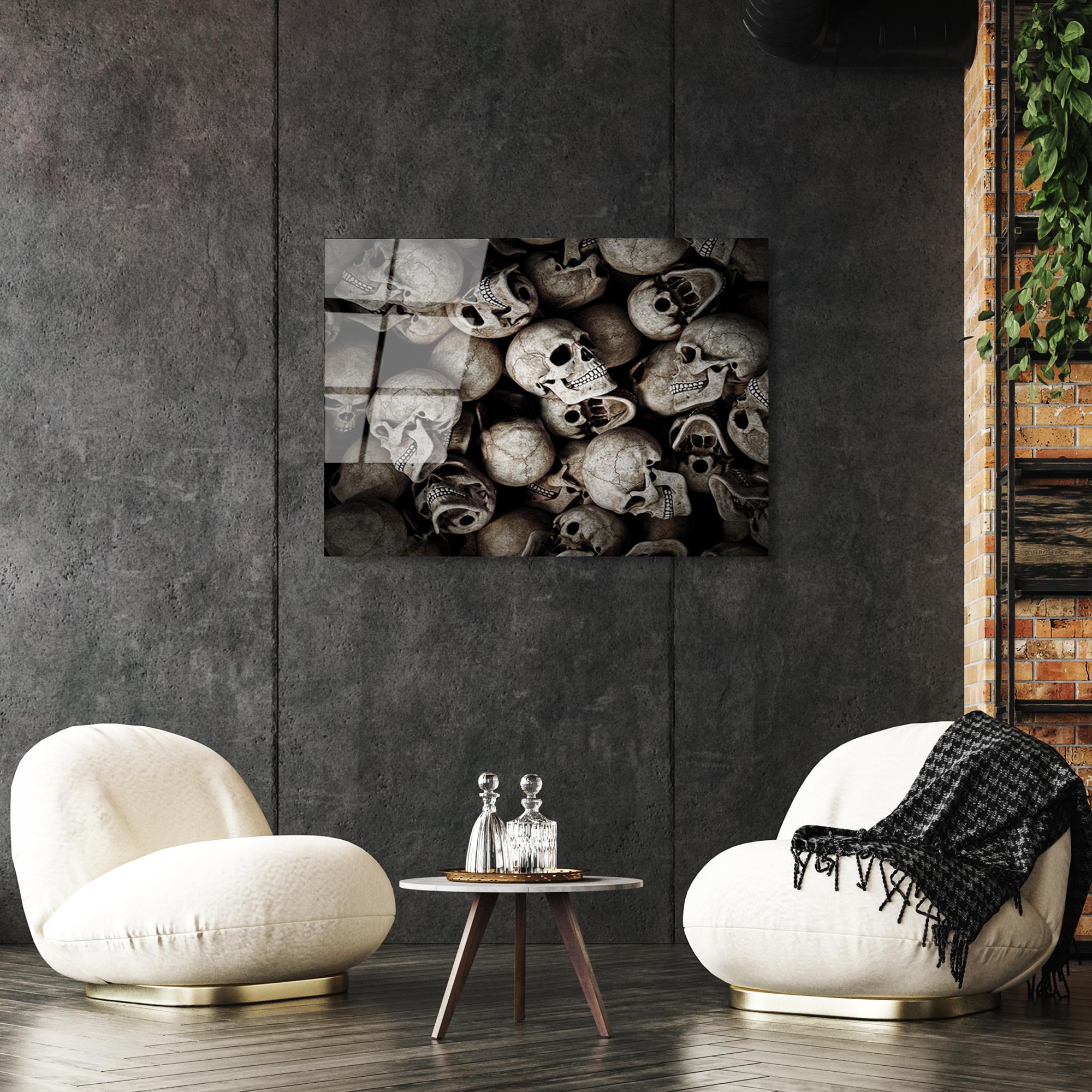 UV-094 Baskılı Cam Dikdörtgen Duvar Tablosu | ByLamp