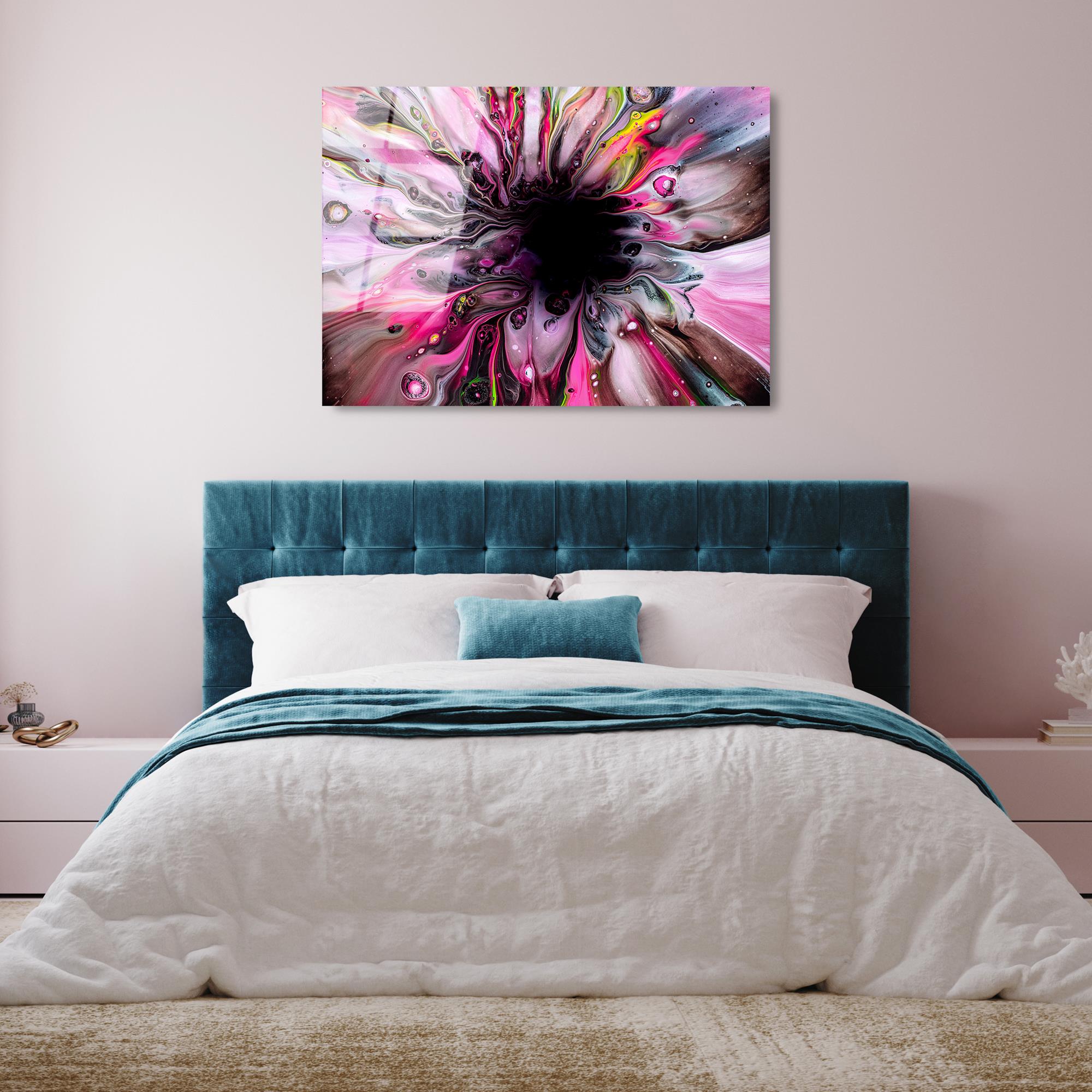 UV-096 Baskılı Cam Dikdörtgen Duvar Tablosu | ByLamp