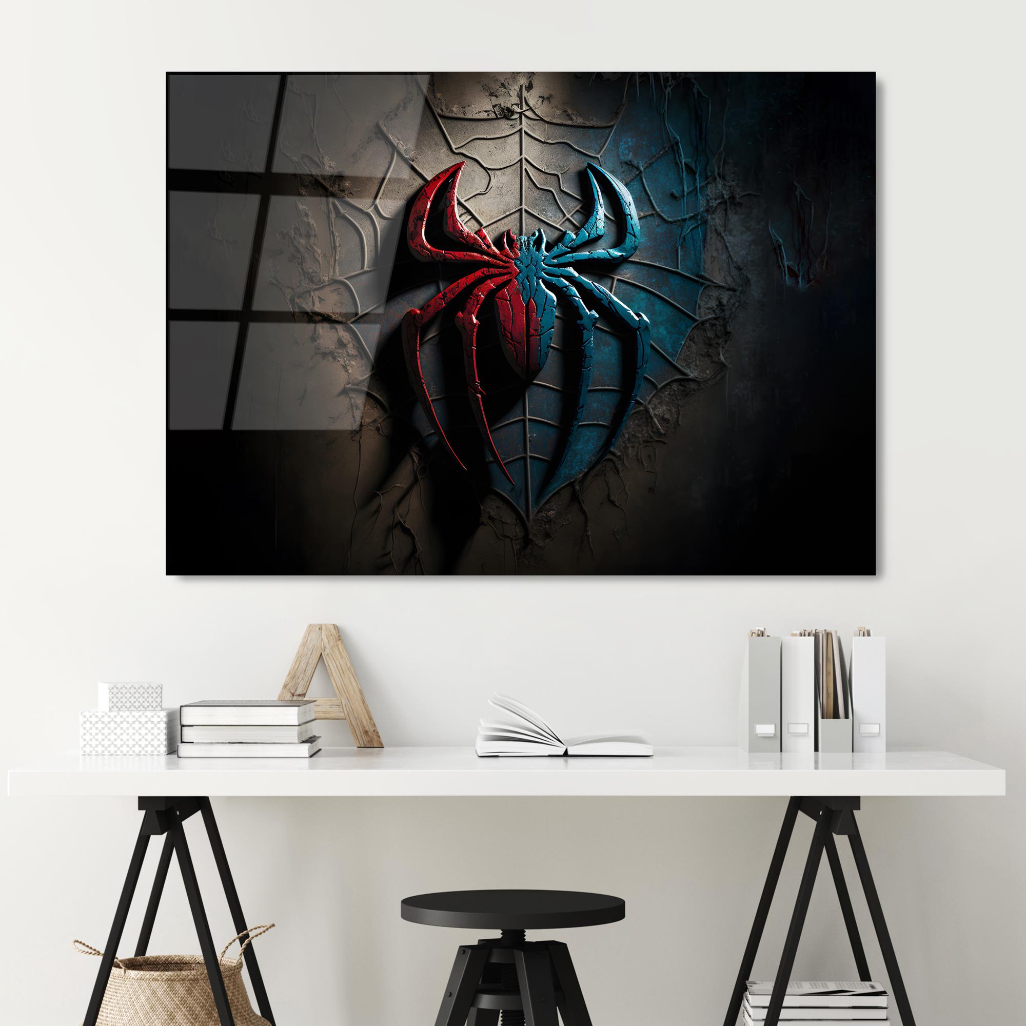 UV-097 Baskılı Cam Dikdörtgen Duvar Tablosu | ByLamp