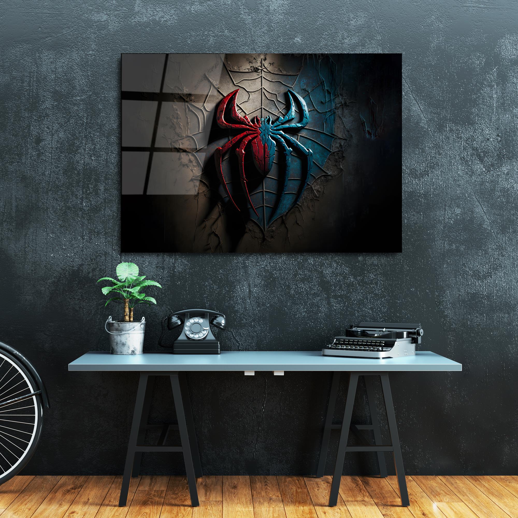 UV-097 Baskılı Cam Dikdörtgen Duvar Tablosu | ByLamp