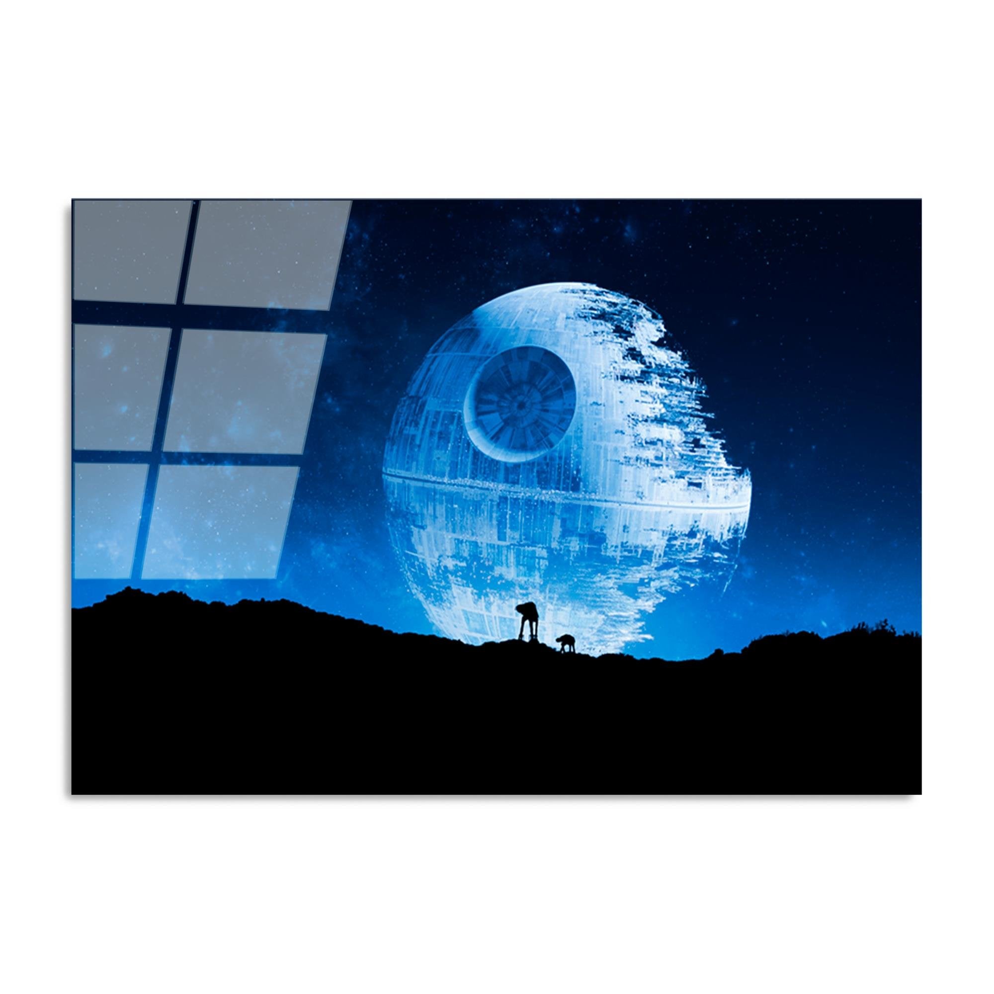 UV-098 Baskılı Cam Dikdörtgen Duvar Tablosu | ByLamp