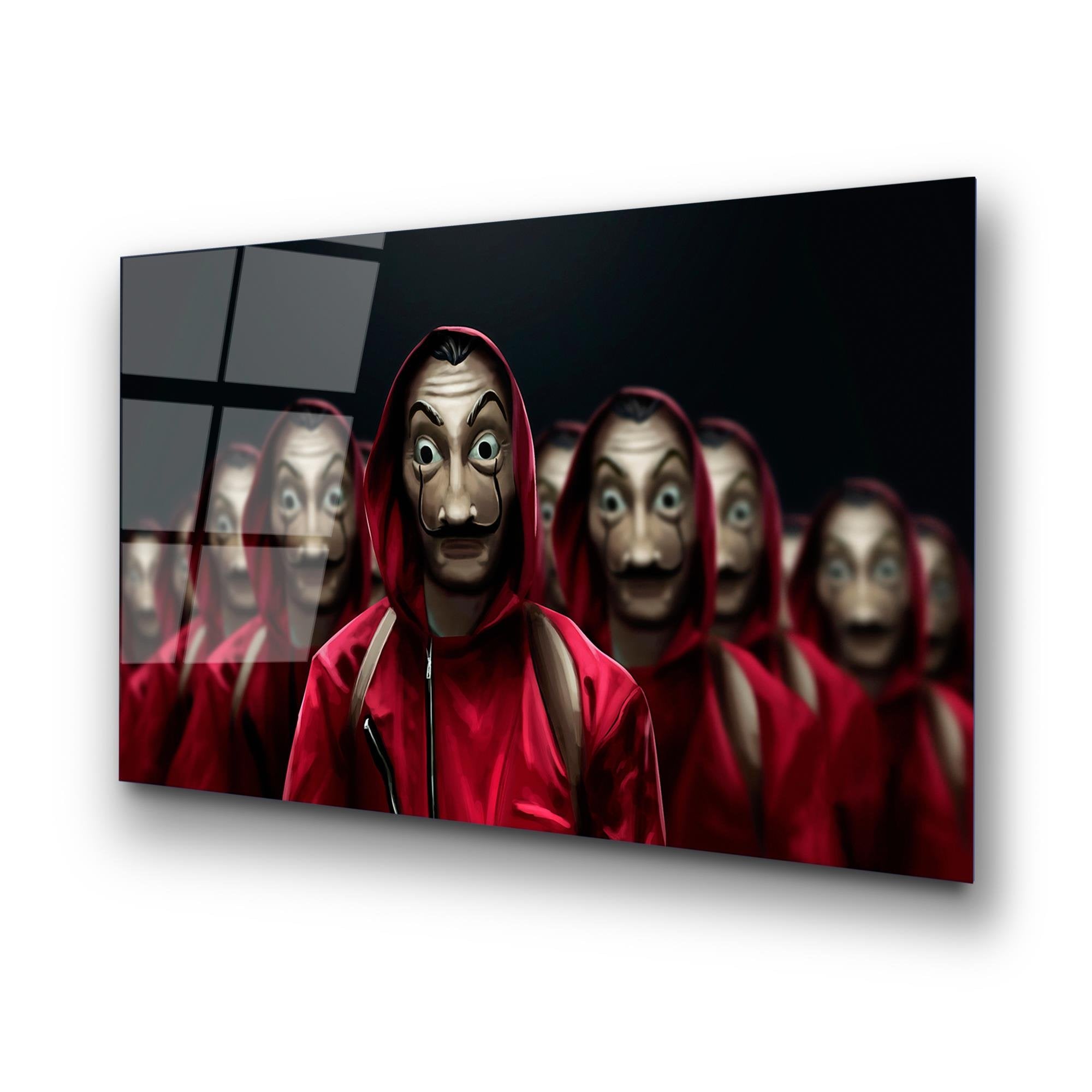 UV-099 Baskılı Cam Dikdörtgen Duvar Tablosu | ByLamp