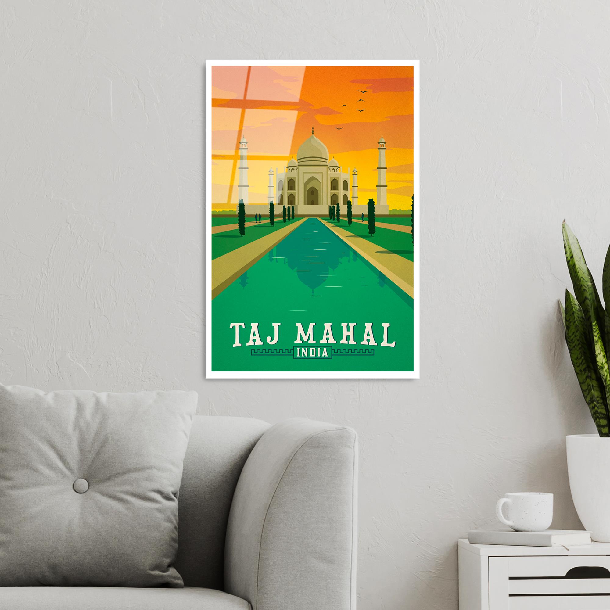 UV-1001 Baskılı Cam Dikdörtgen Duvar Tablosu | ByLamp