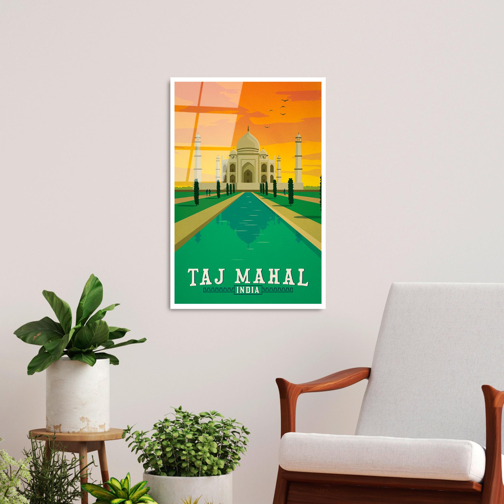 UV-1001 Baskılı Cam Dikdörtgen Duvar Tablosu | ByLamp