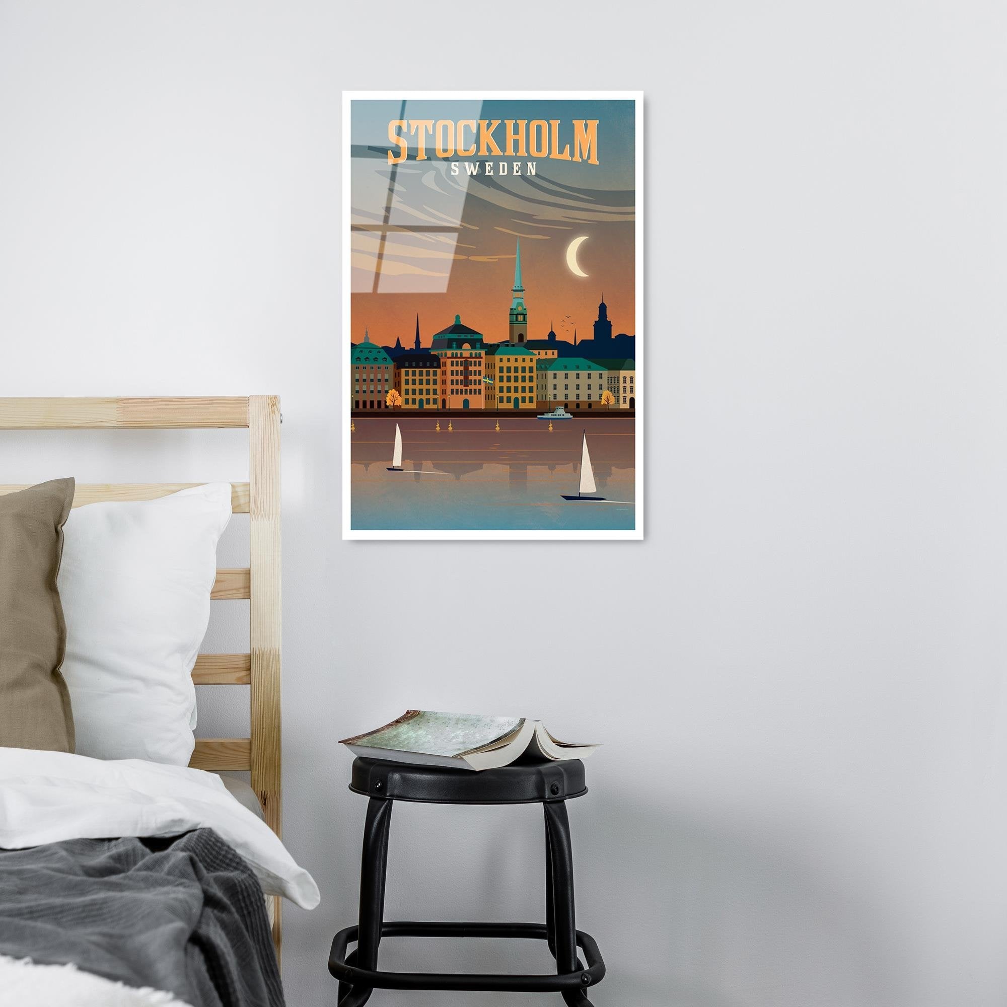 UV-1003 Baskılı Cam Dikdörtgen Duvar Tablosu | ByLamp