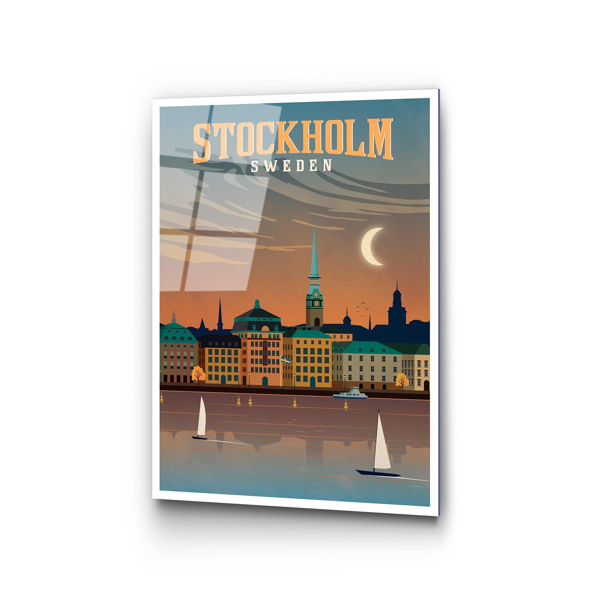 UV-1003 Baskılı Cam Dikdörtgen Duvar Tablosu | ByLamp