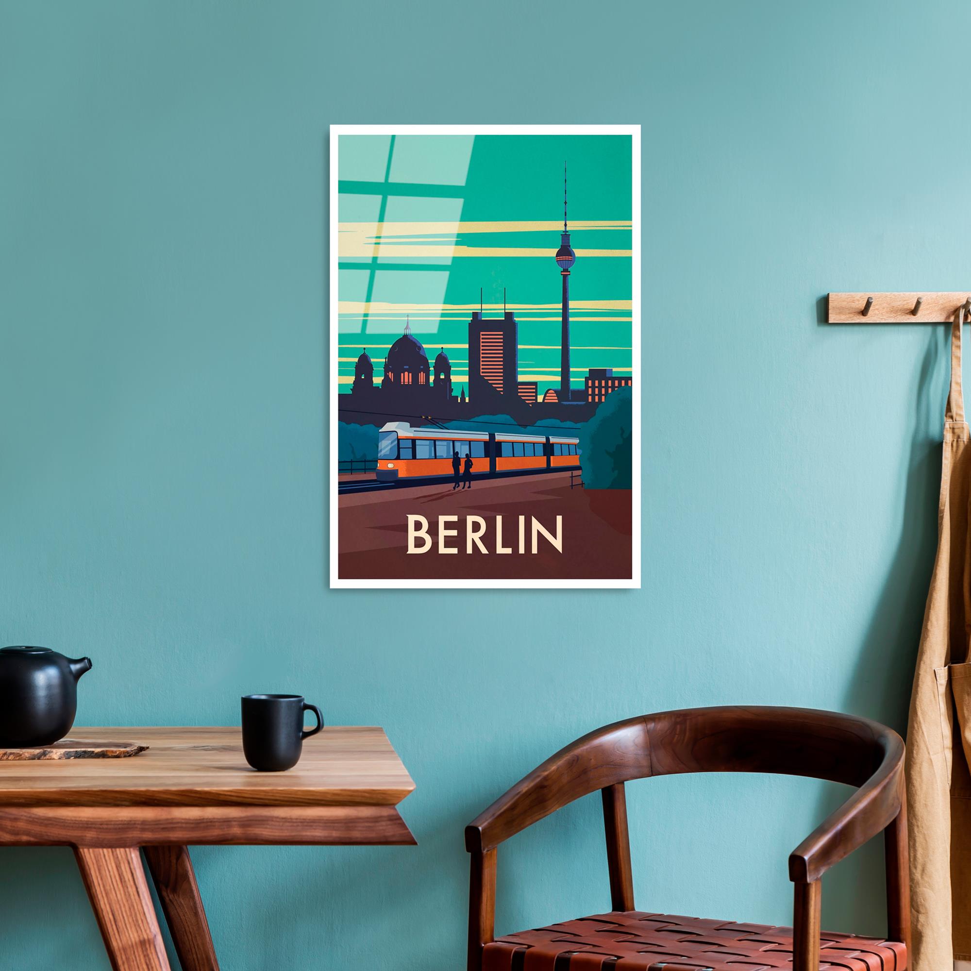 UV-1004 Baskılı Cam Dikdörtgen Duvar Tablosu | ByLamp