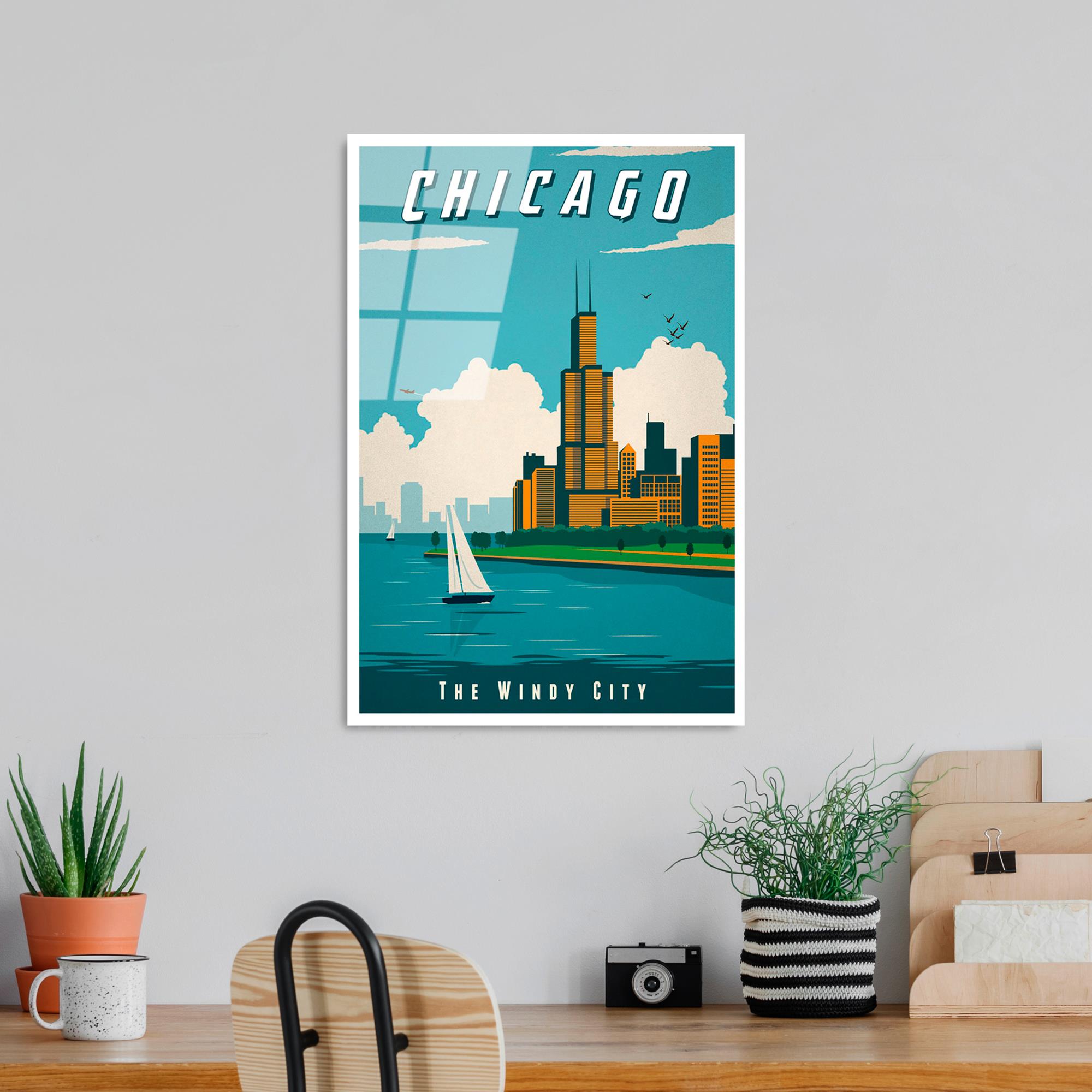 UV-1006 Baskılı Cam Dikdörtgen Duvar Tablosu | ByLamp