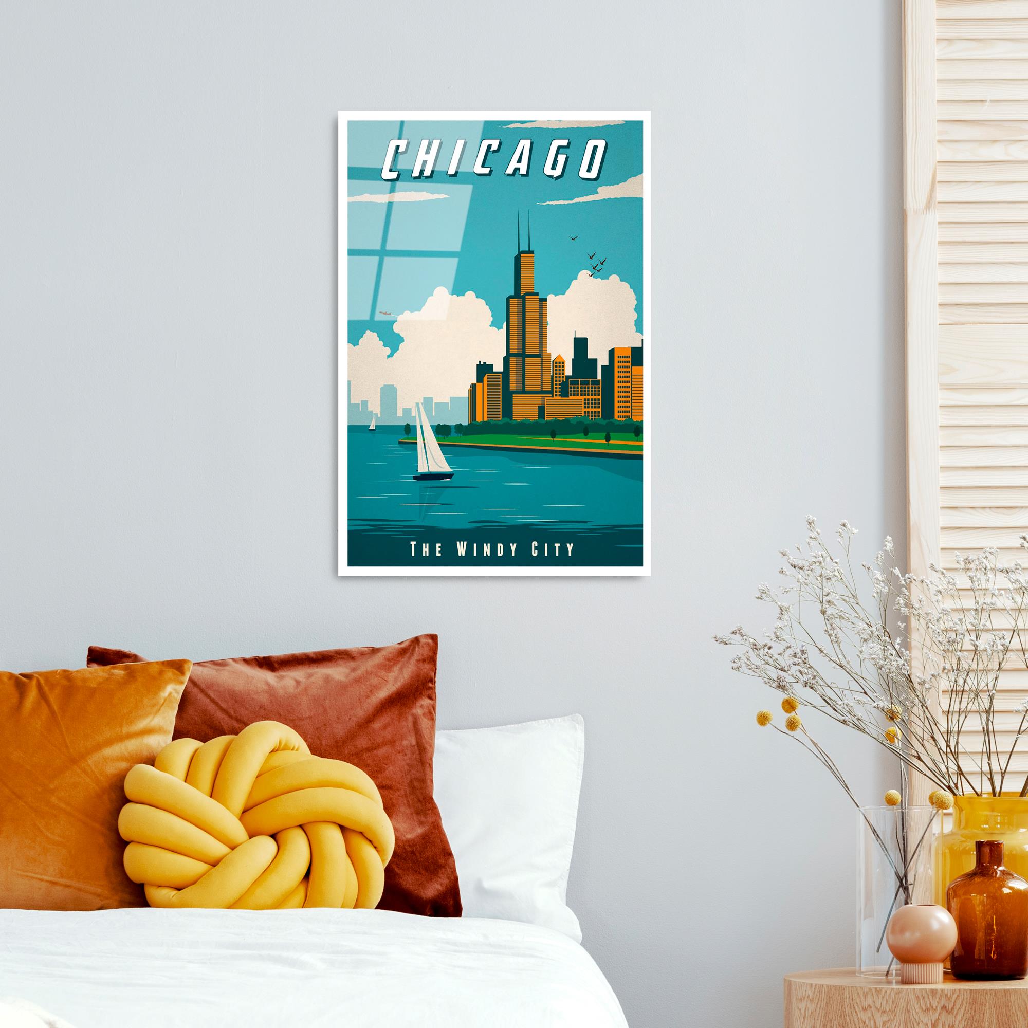 UV-1006 Baskılı Cam Dikdörtgen Duvar Tablosu | ByLamp