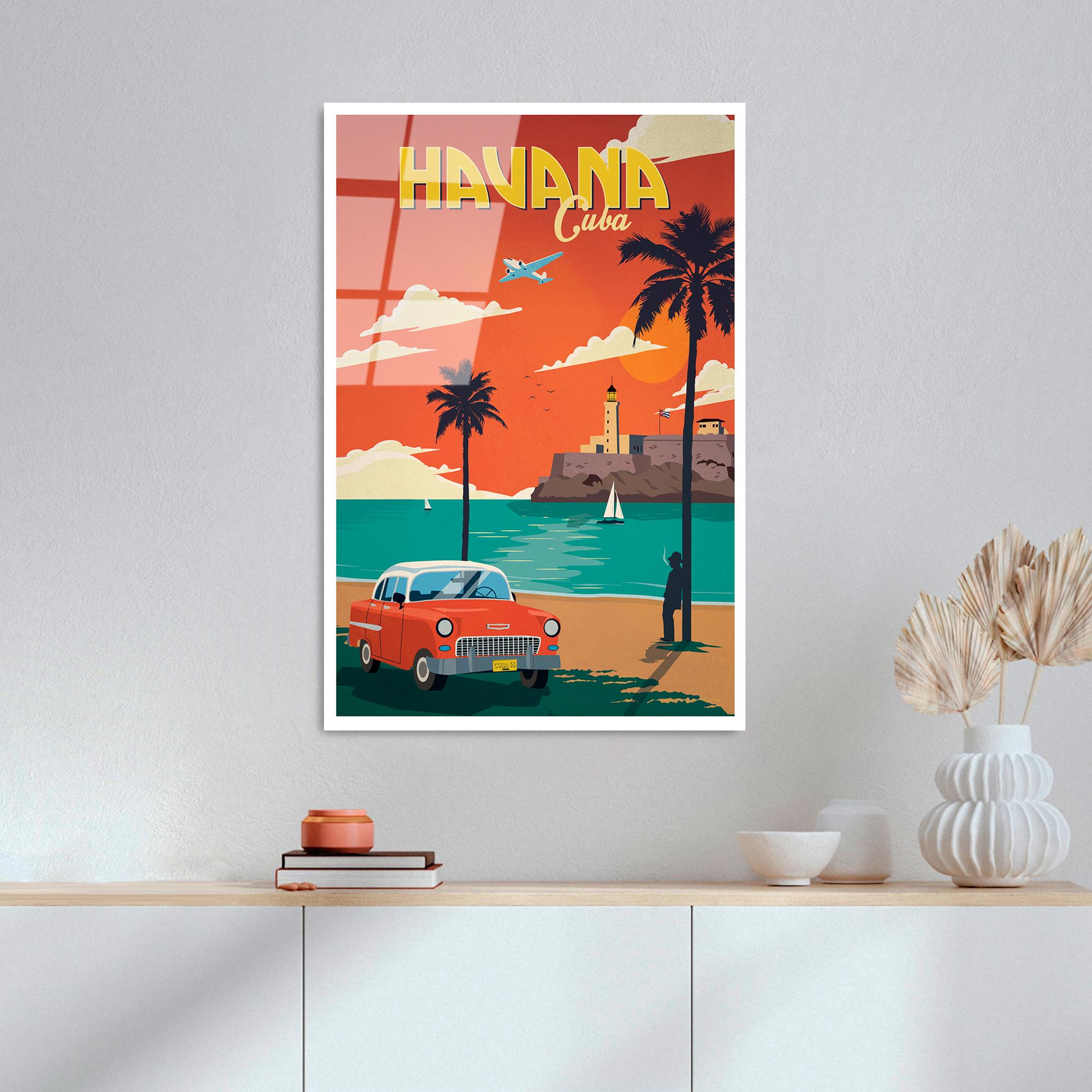 UV-1007 Baskılı Cam Dikdörtgen Duvar Tablosu | ByLamp