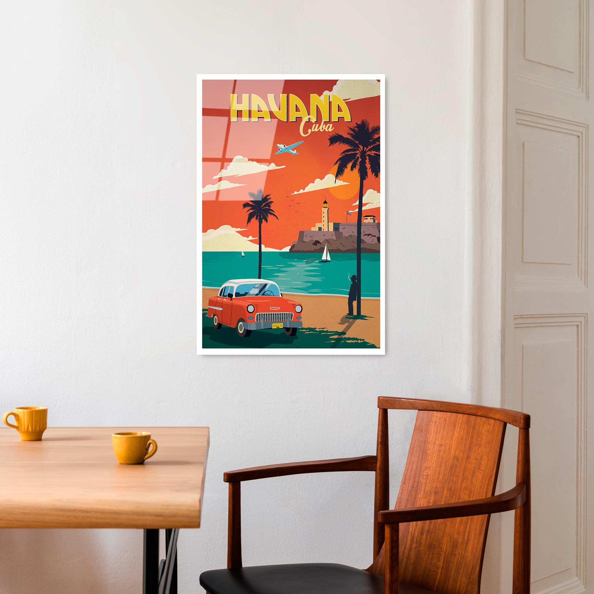 UV-1007 Baskılı Cam Dikdörtgen Duvar Tablosu | ByLamp