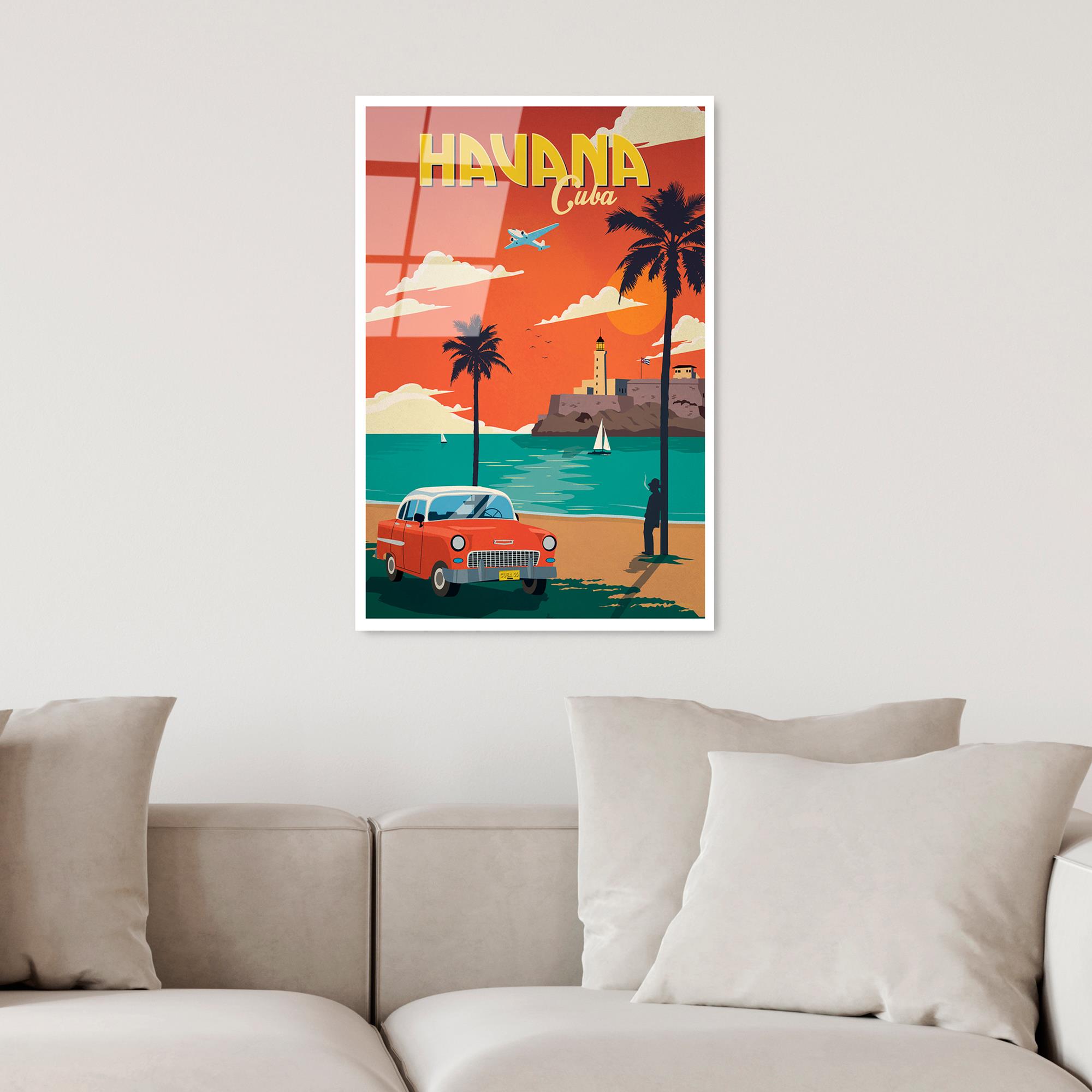 UV-1007 Baskılı Cam Dikdörtgen Duvar Tablosu | ByLamp