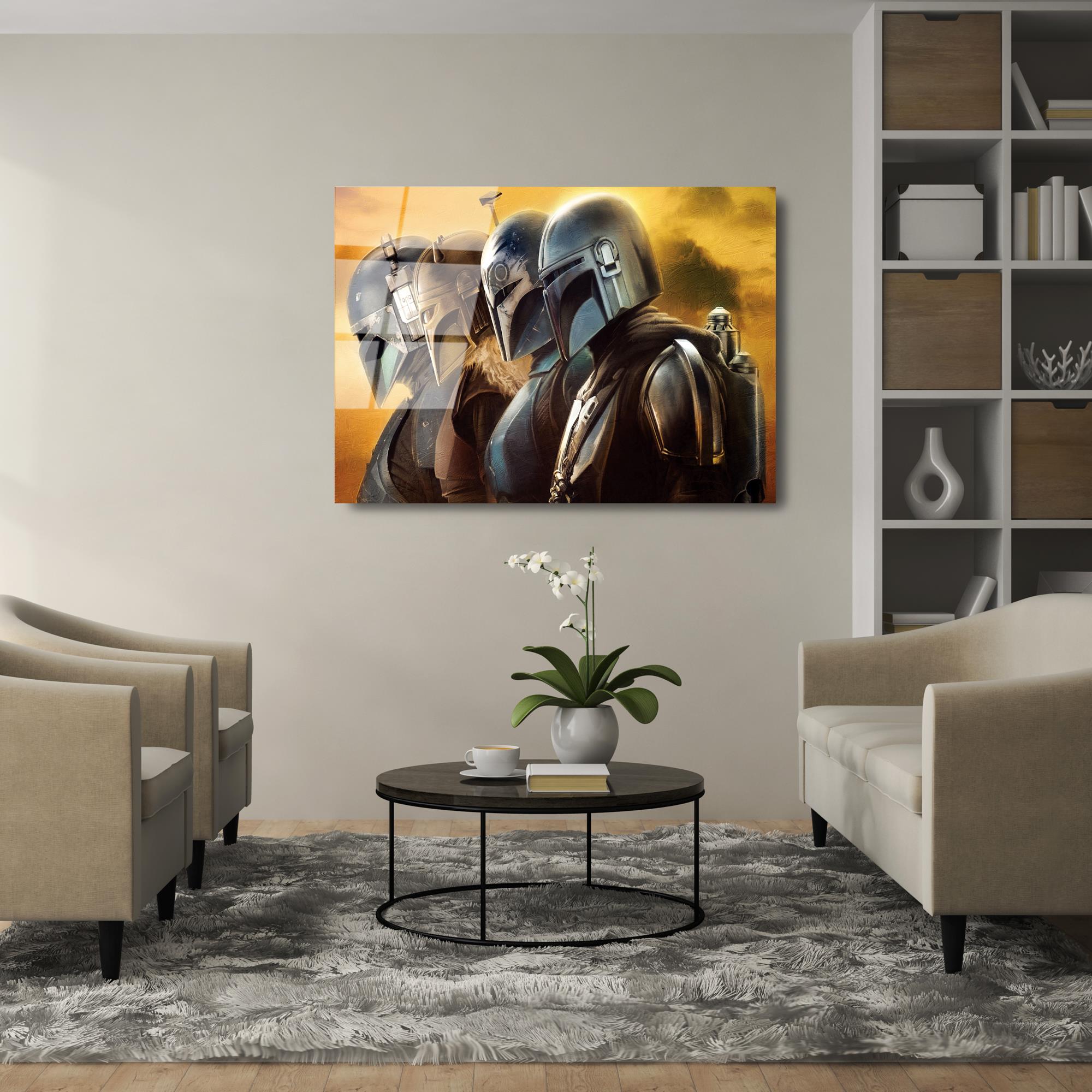 UV-100 Baskılı Cam Dikdörtgen Duvar Tablosu | ByLamp