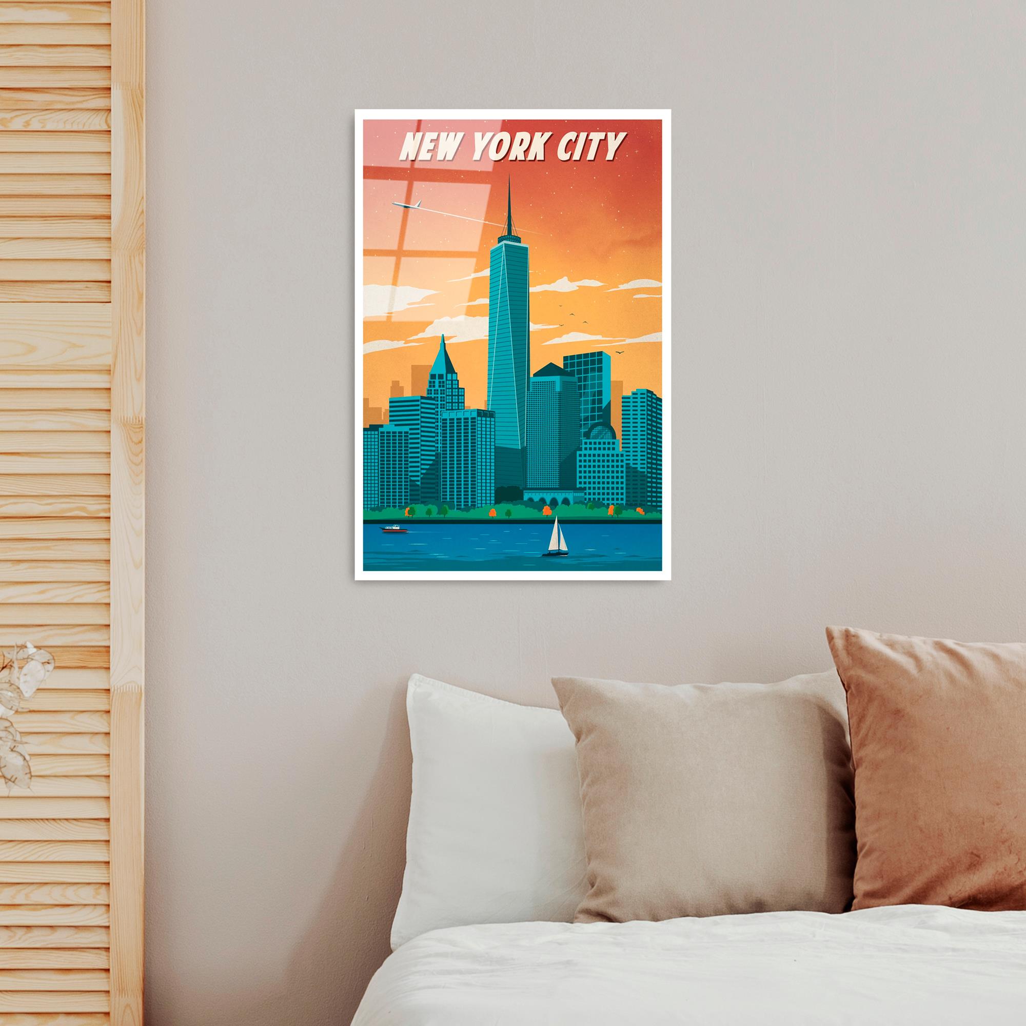 UV-1010 Baskılı Cam Dikdörtgen Duvar Tablosu | ByLamp