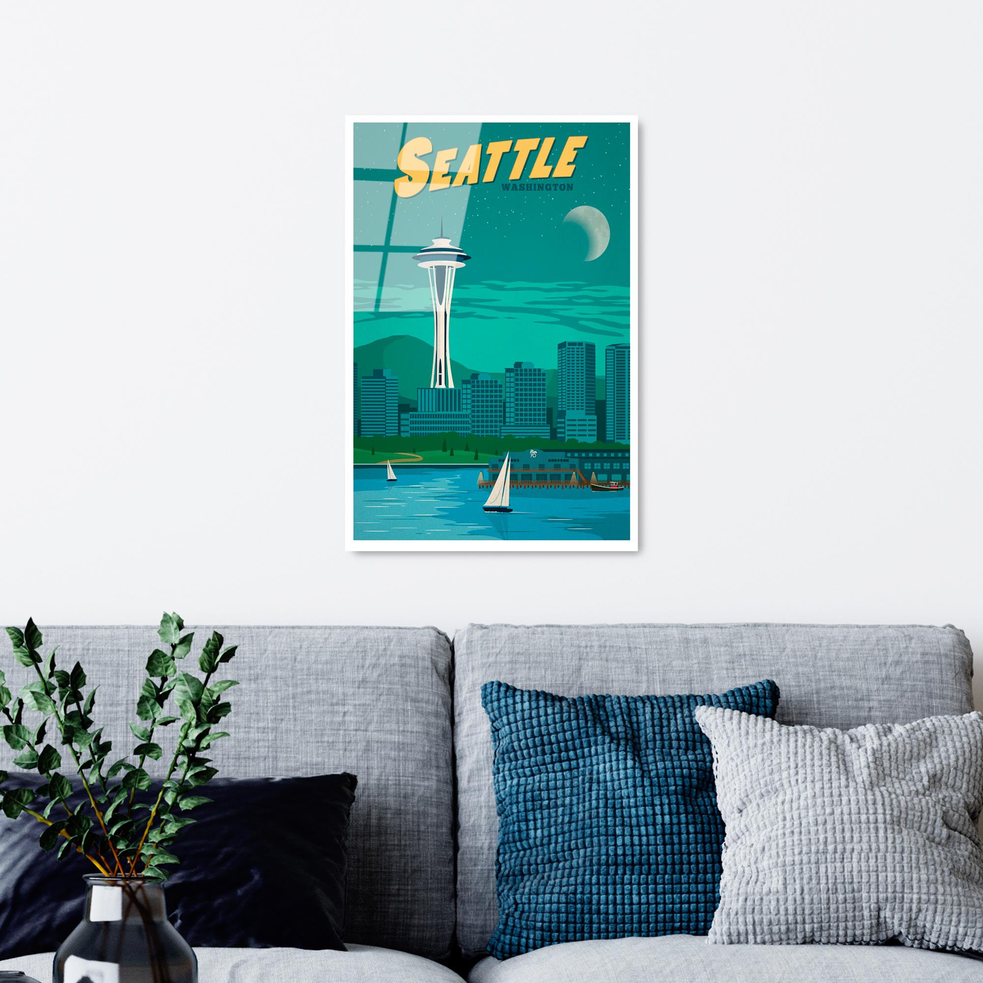 UV-1011 Baskılı Cam Dikdörtgen Duvar Tablosu | ByLamp