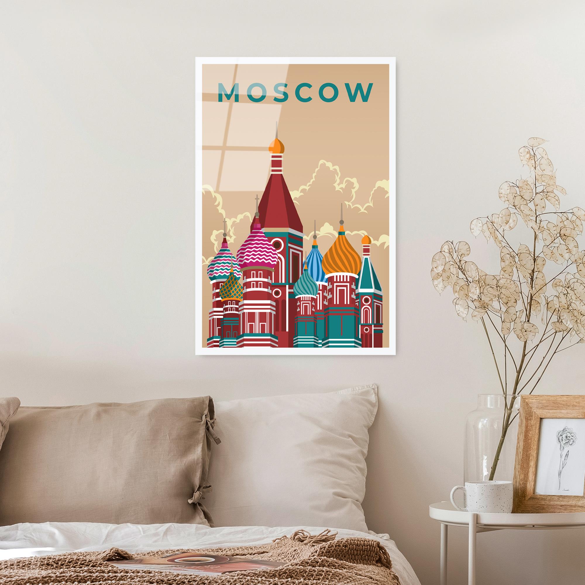 UV-1017 Baskılı Cam Dikdörtgen Duvar Tablosu | ByLamp