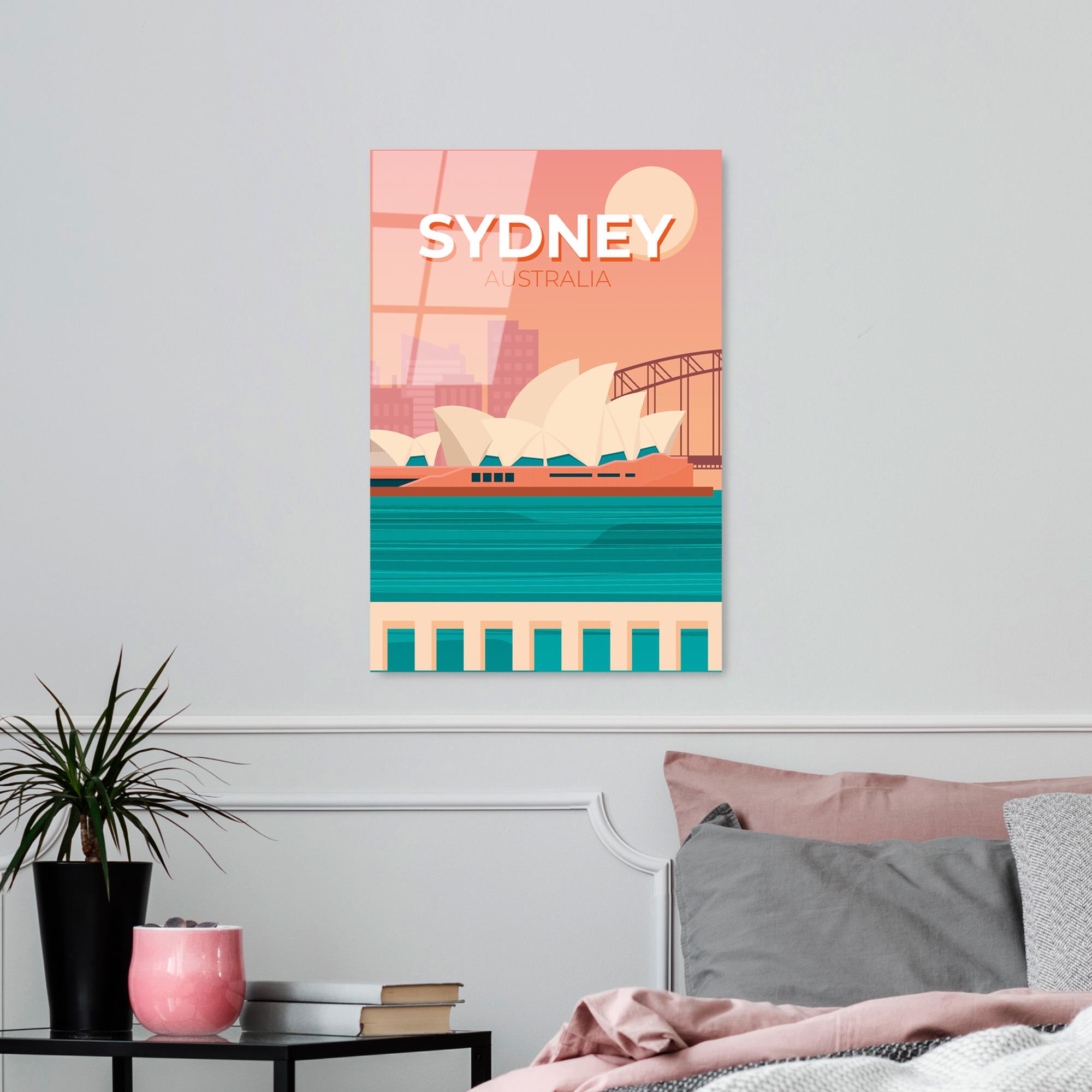 UV-1021 Baskılı Cam Dikdörtgen Duvar Tablosu | ByLamp