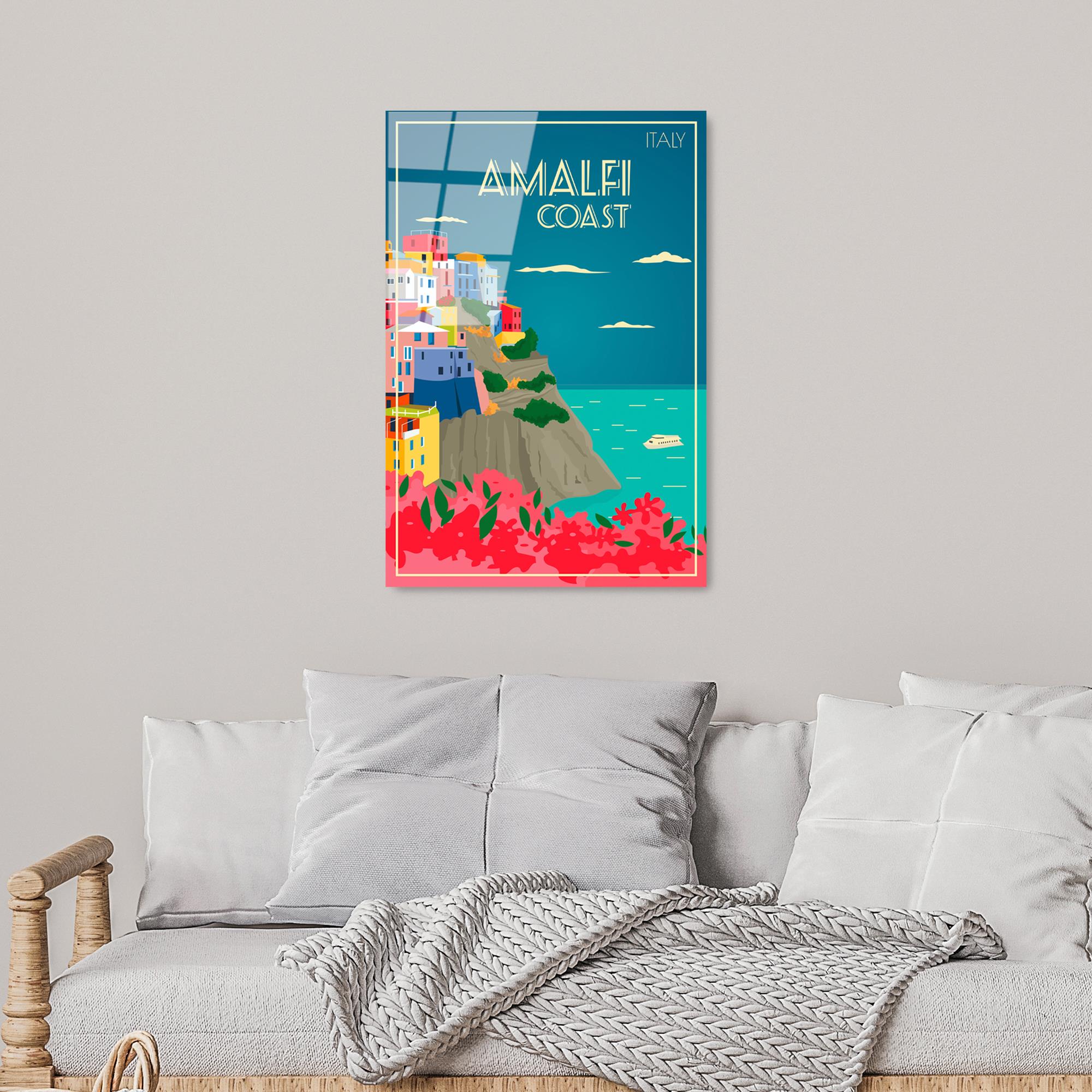 UV-1025 Baskılı Cam Dikdörtgen Duvar Tablosu | ByLamp