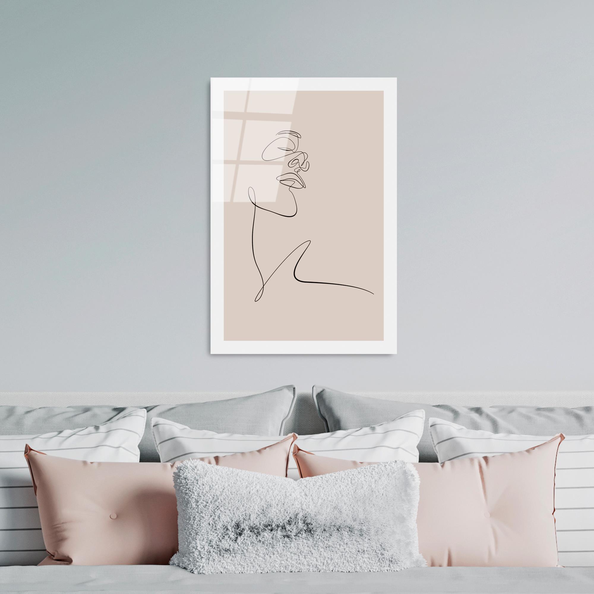 UV-1031 Baskılı Cam Dikdörtgen Duvar Tablosu | ByLamp