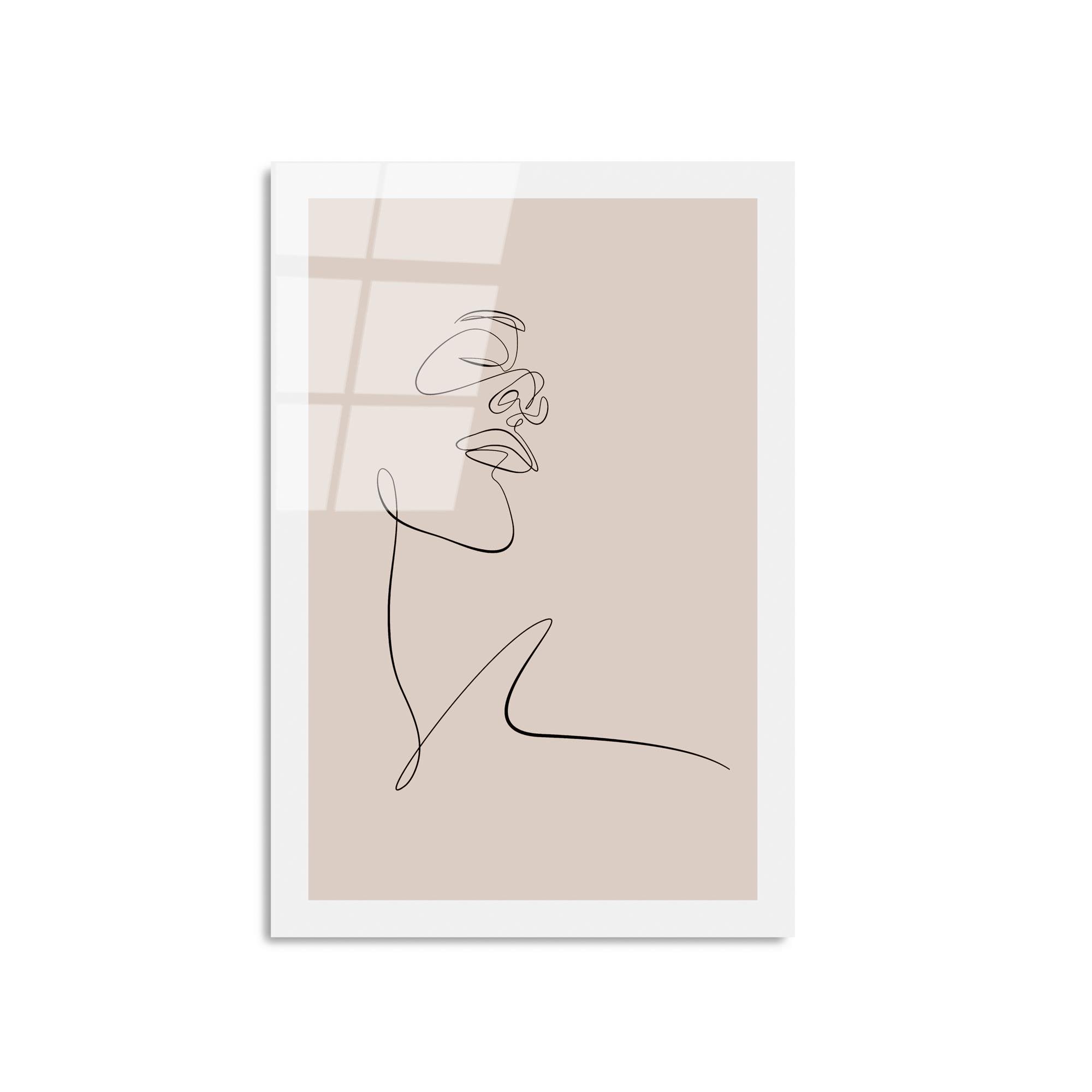 UV-1031 Baskılı Cam Dikdörtgen Duvar Tablosu | ByLamp