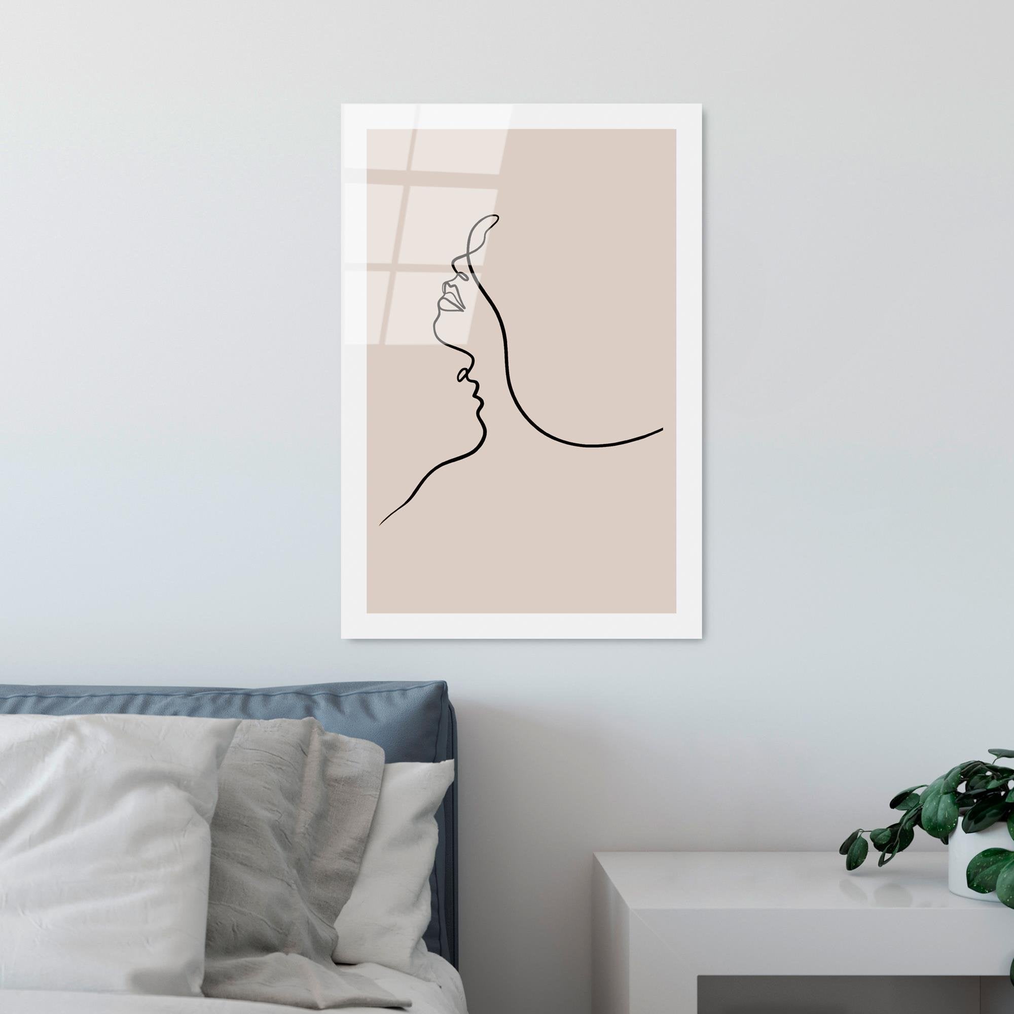 UV-1032 Baskılı Cam Dikdörtgen Duvar Tablosu | ByLamp