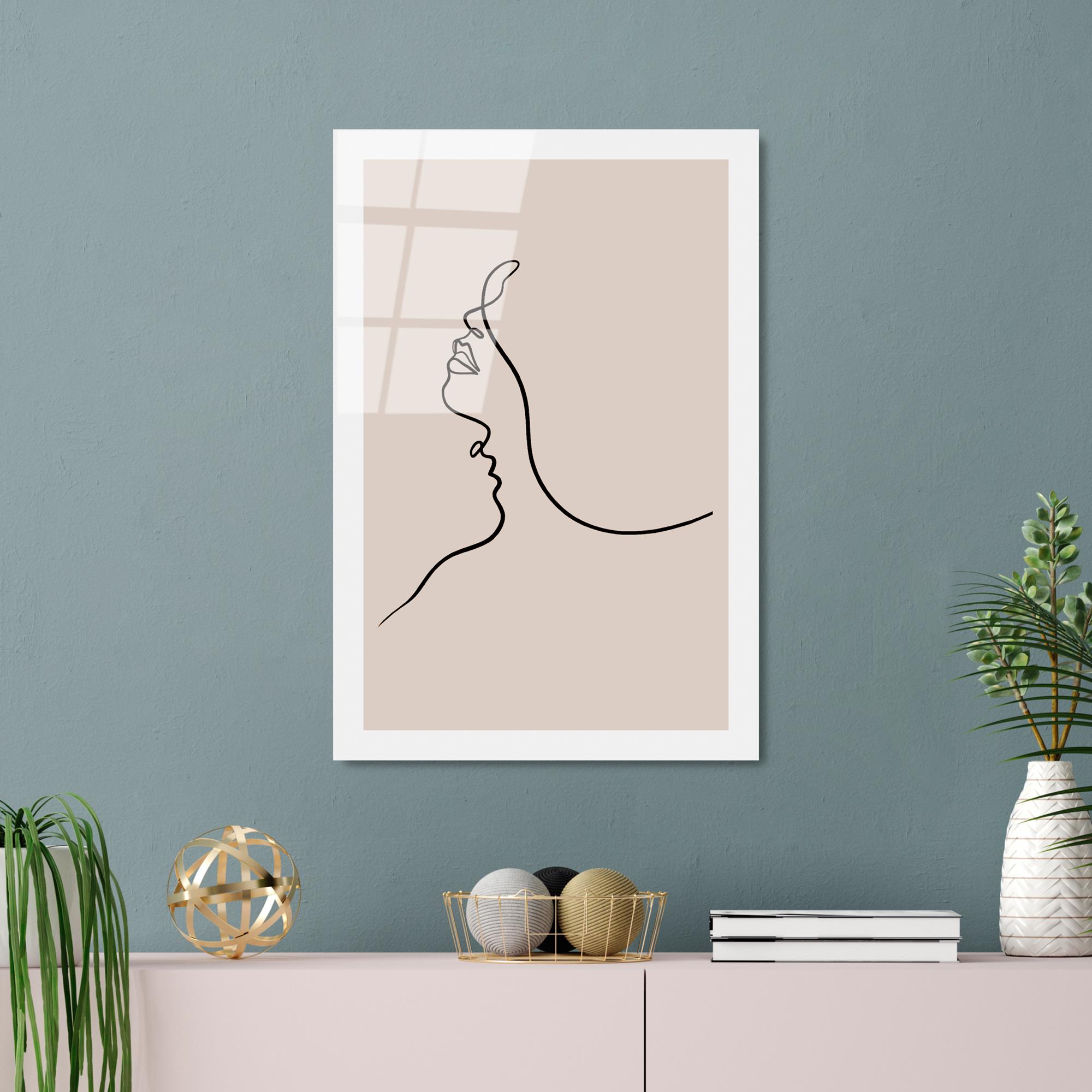 UV-1032 Baskılı Cam Dikdörtgen Duvar Tablosu | ByLamp