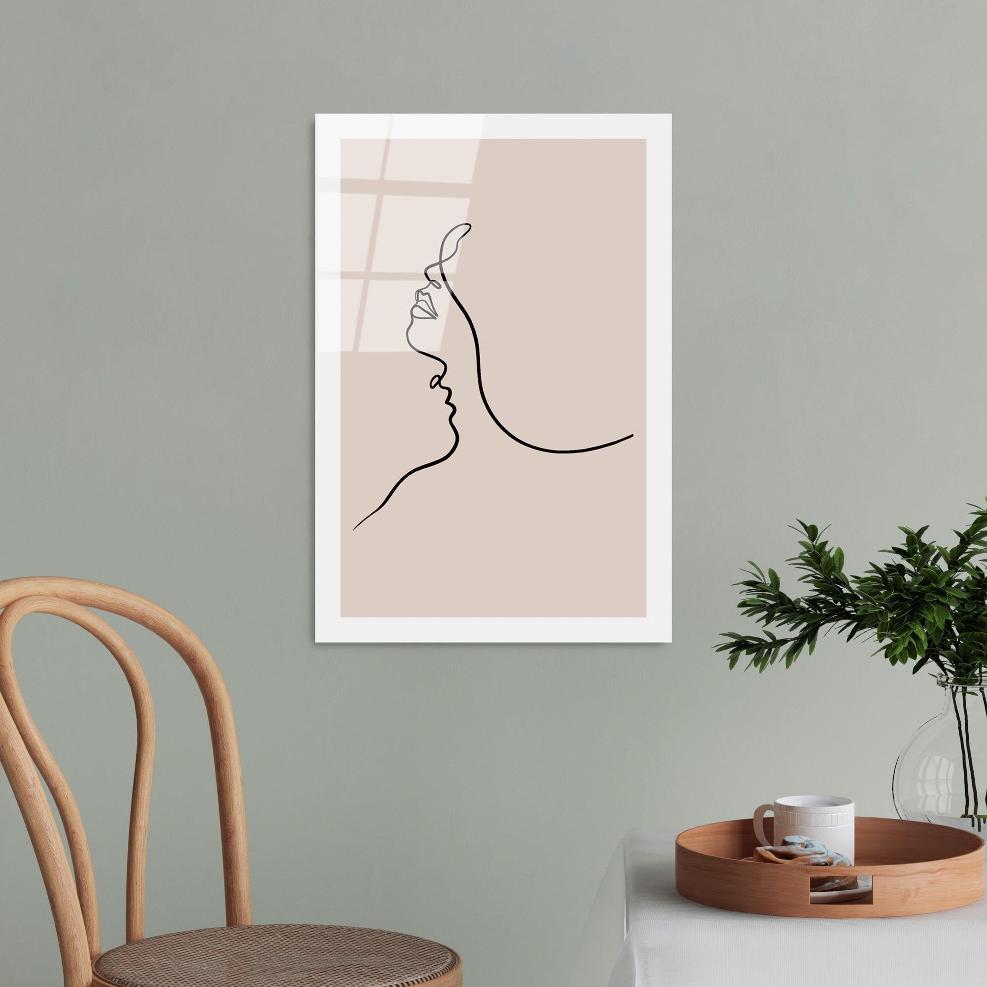 UV-1032 Baskılı Cam Dikdörtgen Duvar Tablosu | ByLamp