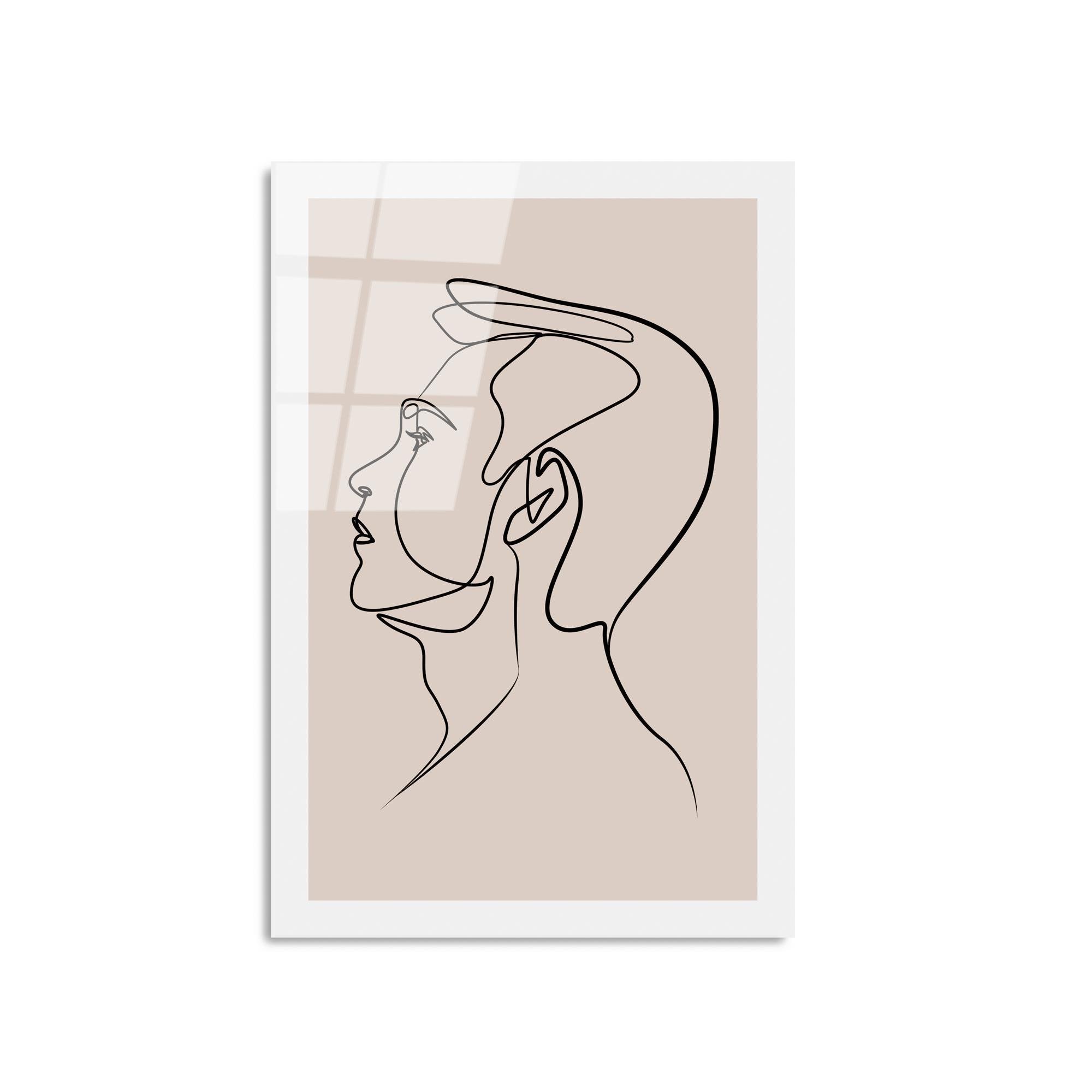 UV-1033 Baskılı Cam Dikdörtgen Duvar Tablosu | ByLamp