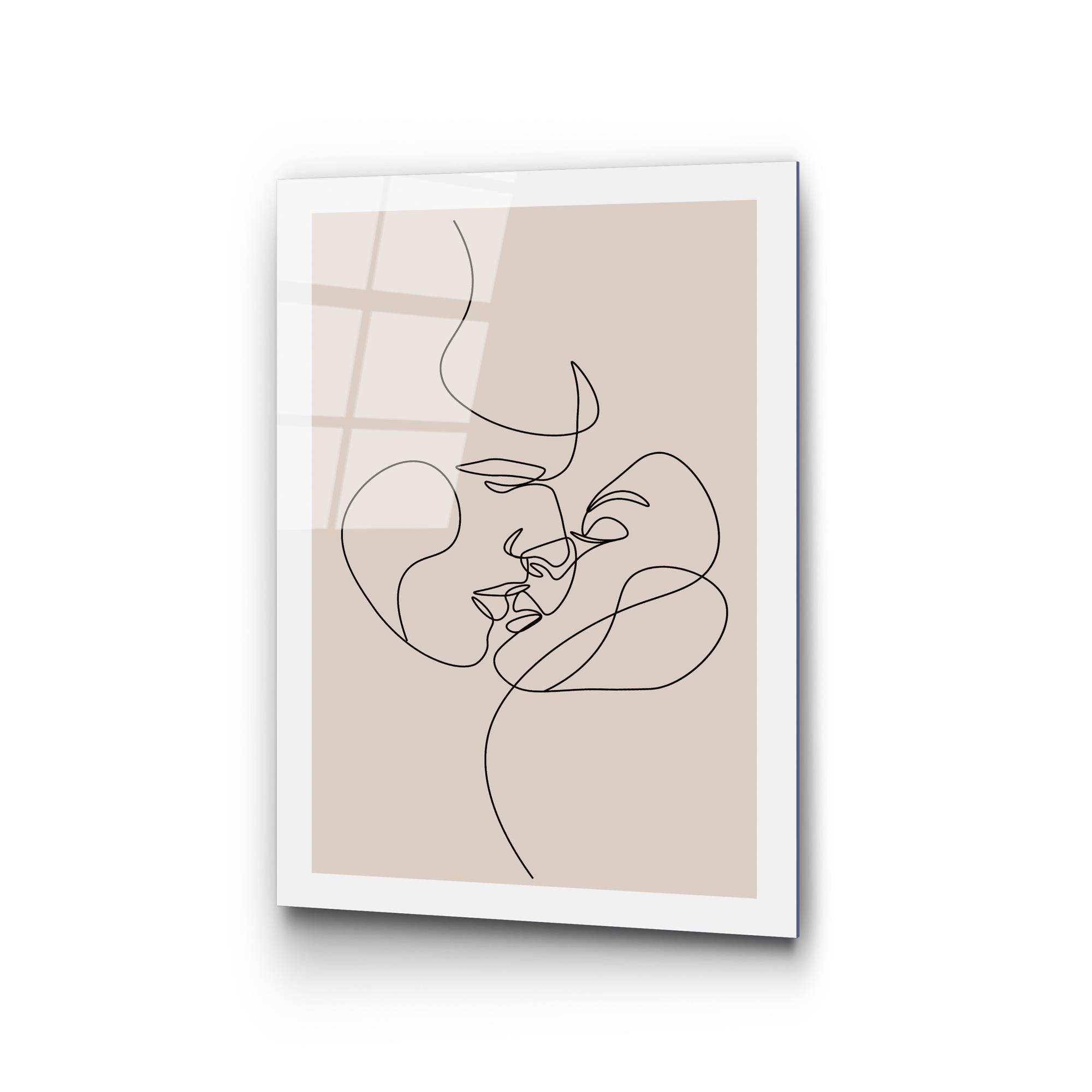 UV-1034 Baskılı Cam Dikdörtgen Duvar Tablosu | ByLamp