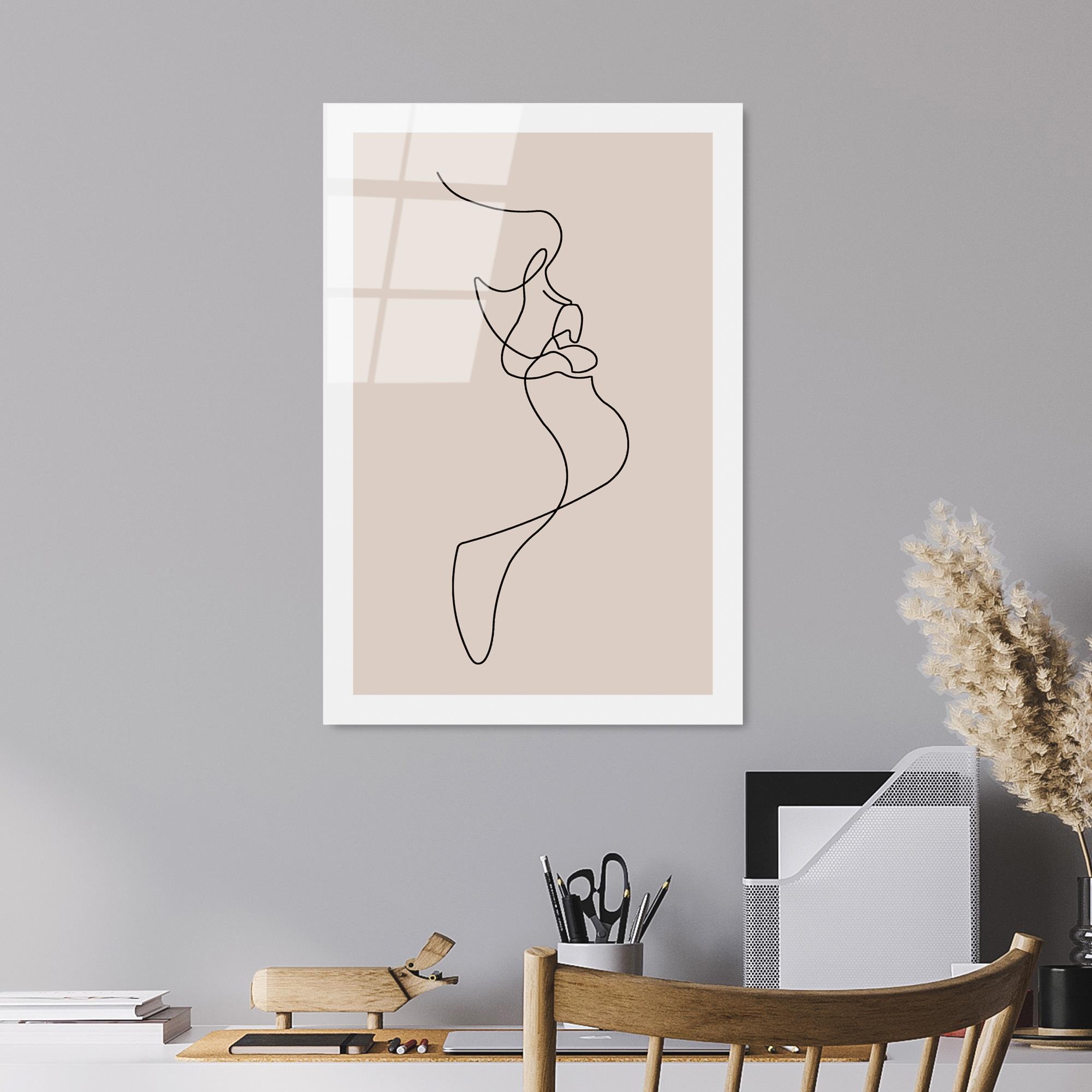 UV-1035 Baskılı Cam Dikdörtgen Duvar Tablosu | ByLamp