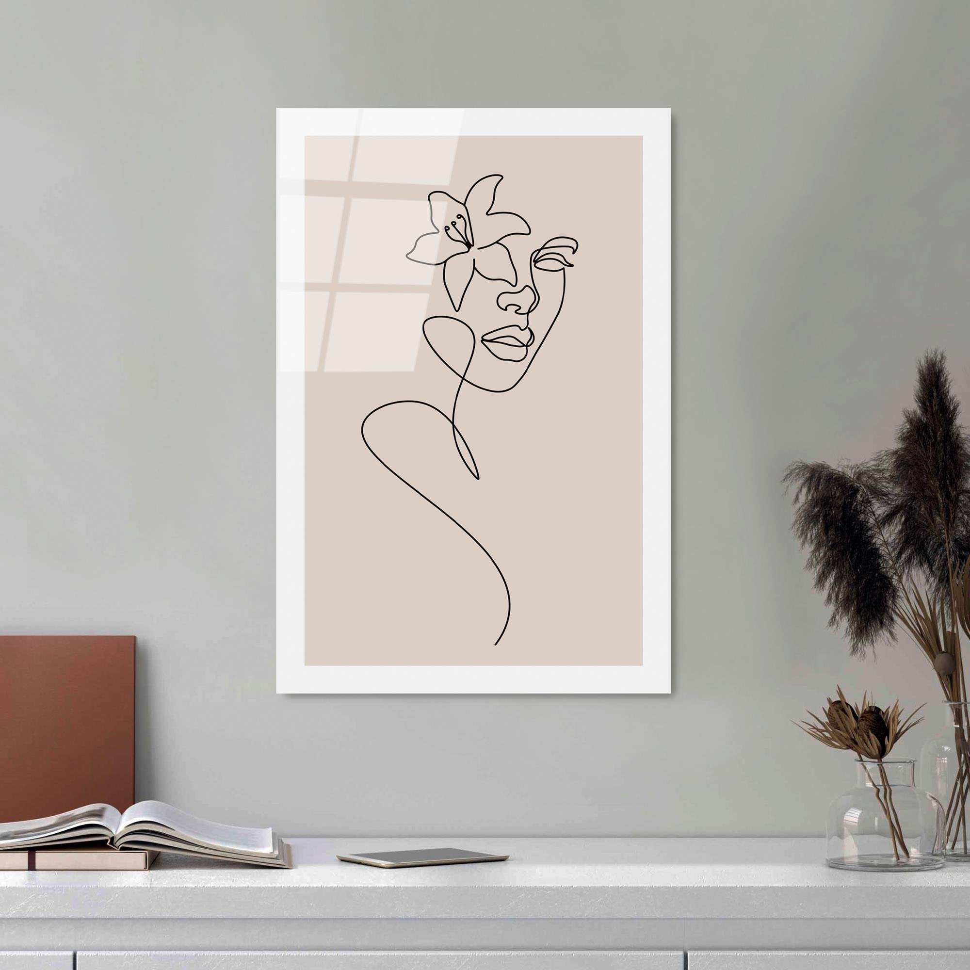 UV-1036 Baskılı Cam Dikdörtgen Duvar Tablosu | ByLamp