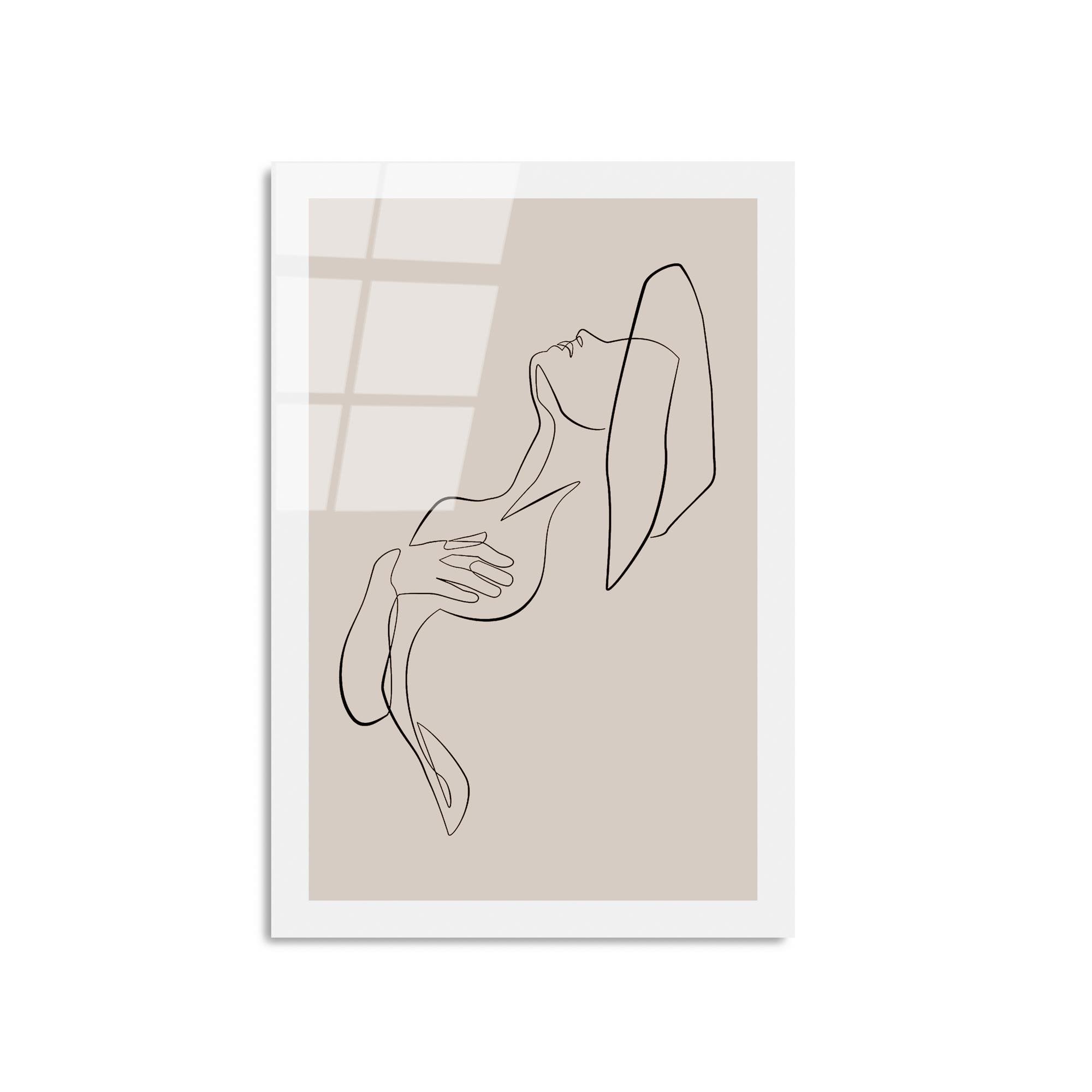 UV-1037 Baskılı Cam Dikdörtgen Duvar Tablosu | ByLamp