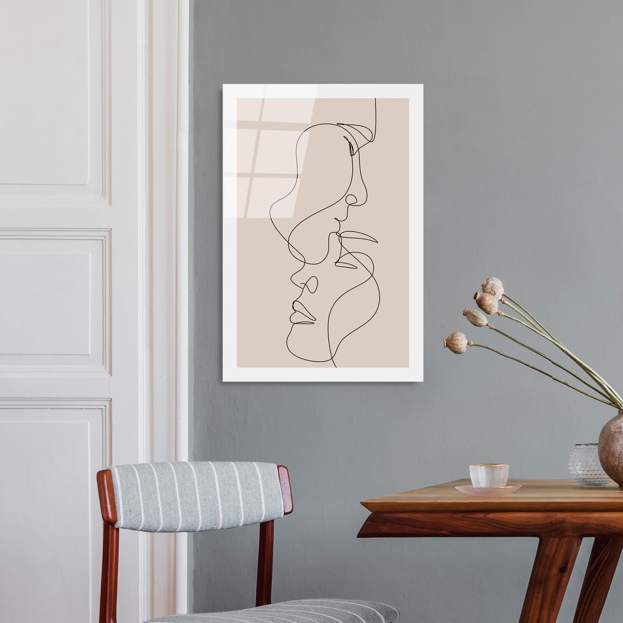 UV-1038 Baskılı Cam Dikdörtgen Duvar Tablosu | ByLamp