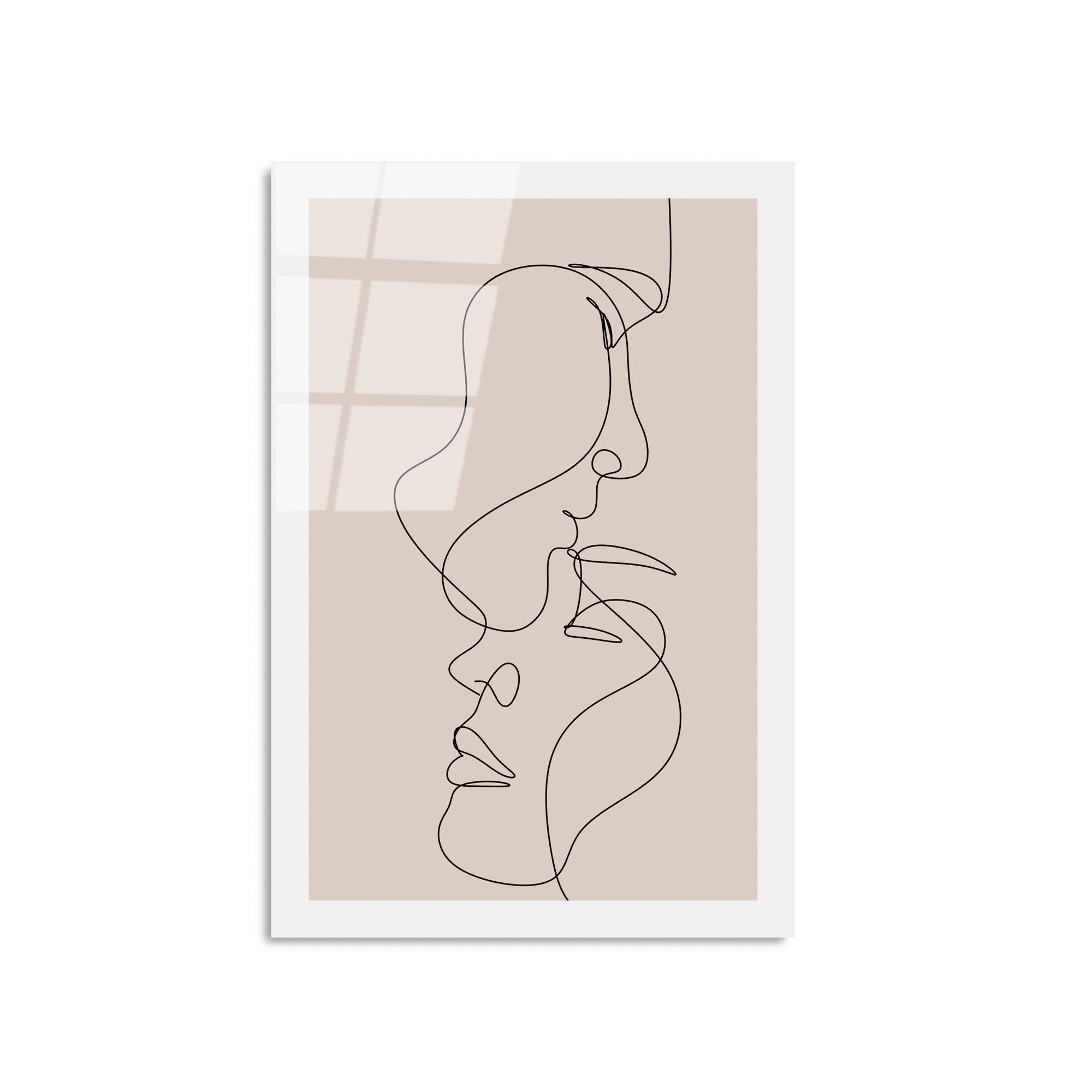 UV-1038 Baskılı Cam Dikdörtgen Duvar Tablosu | ByLamp