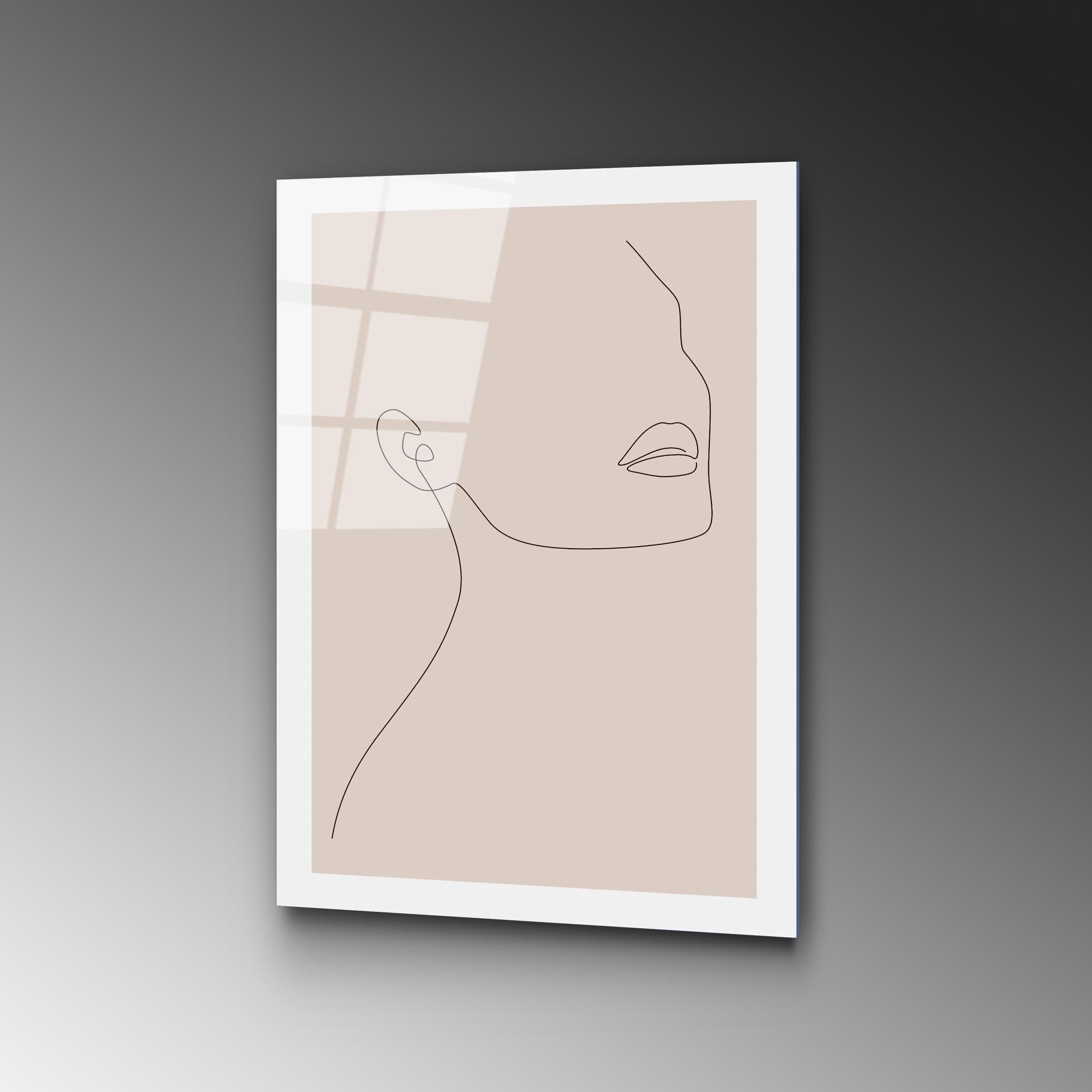 UV-1039 Baskılı Cam Dikdörtgen Duvar Tablosu | ByLamp