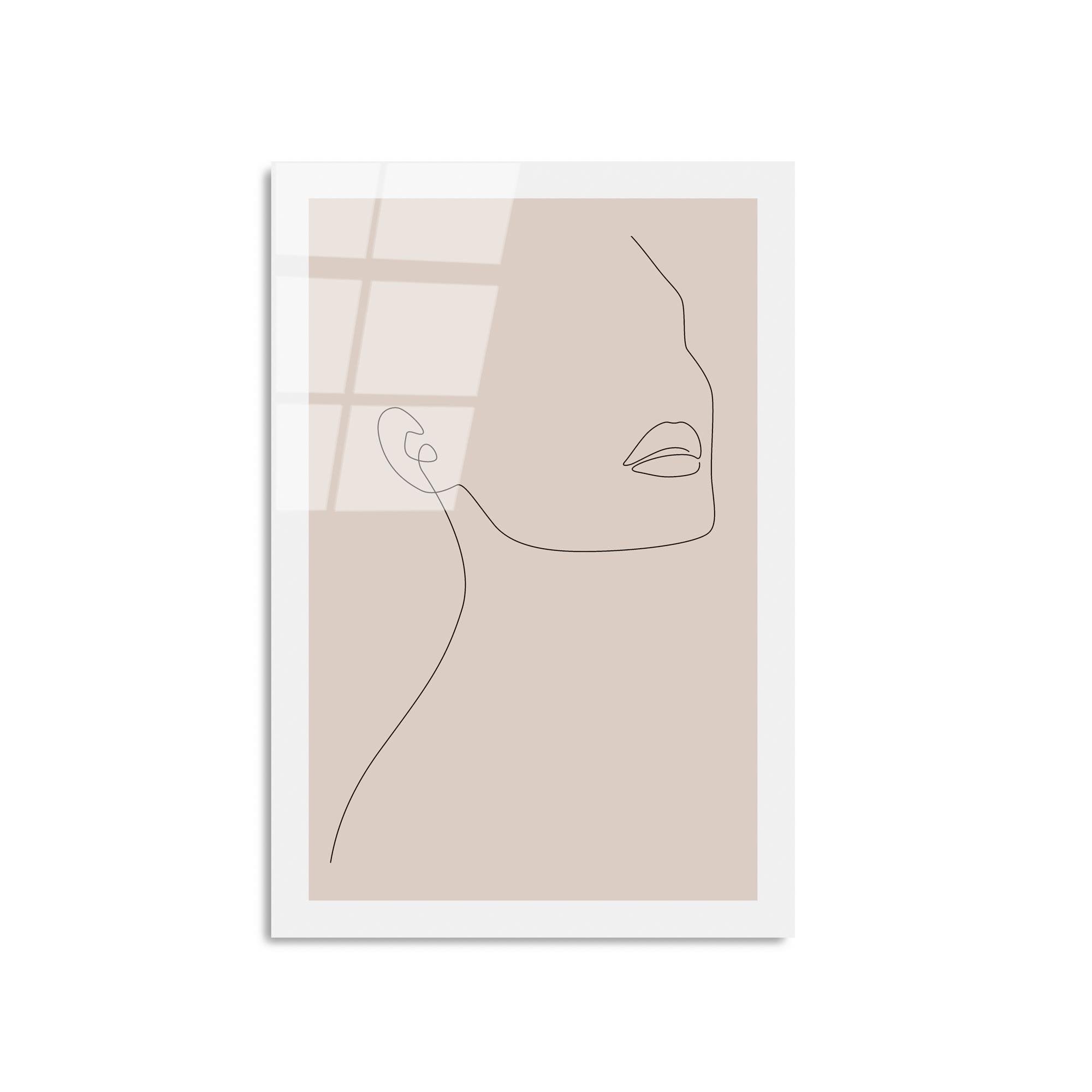 UV-1039 Baskılı Cam Dikdörtgen Duvar Tablosu | ByLamp