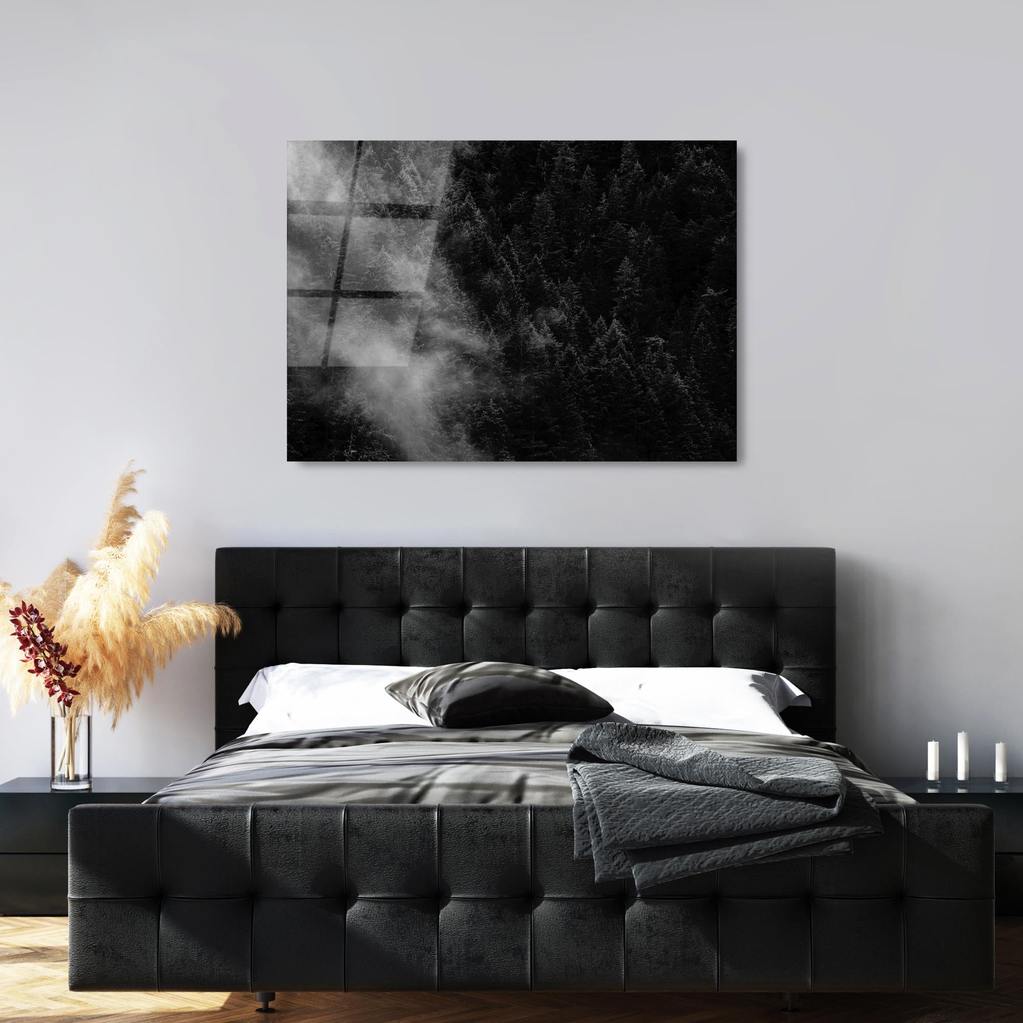 UV-103 Baskılı Cam Dikdörtgen Duvar Tablosu | ByLamp