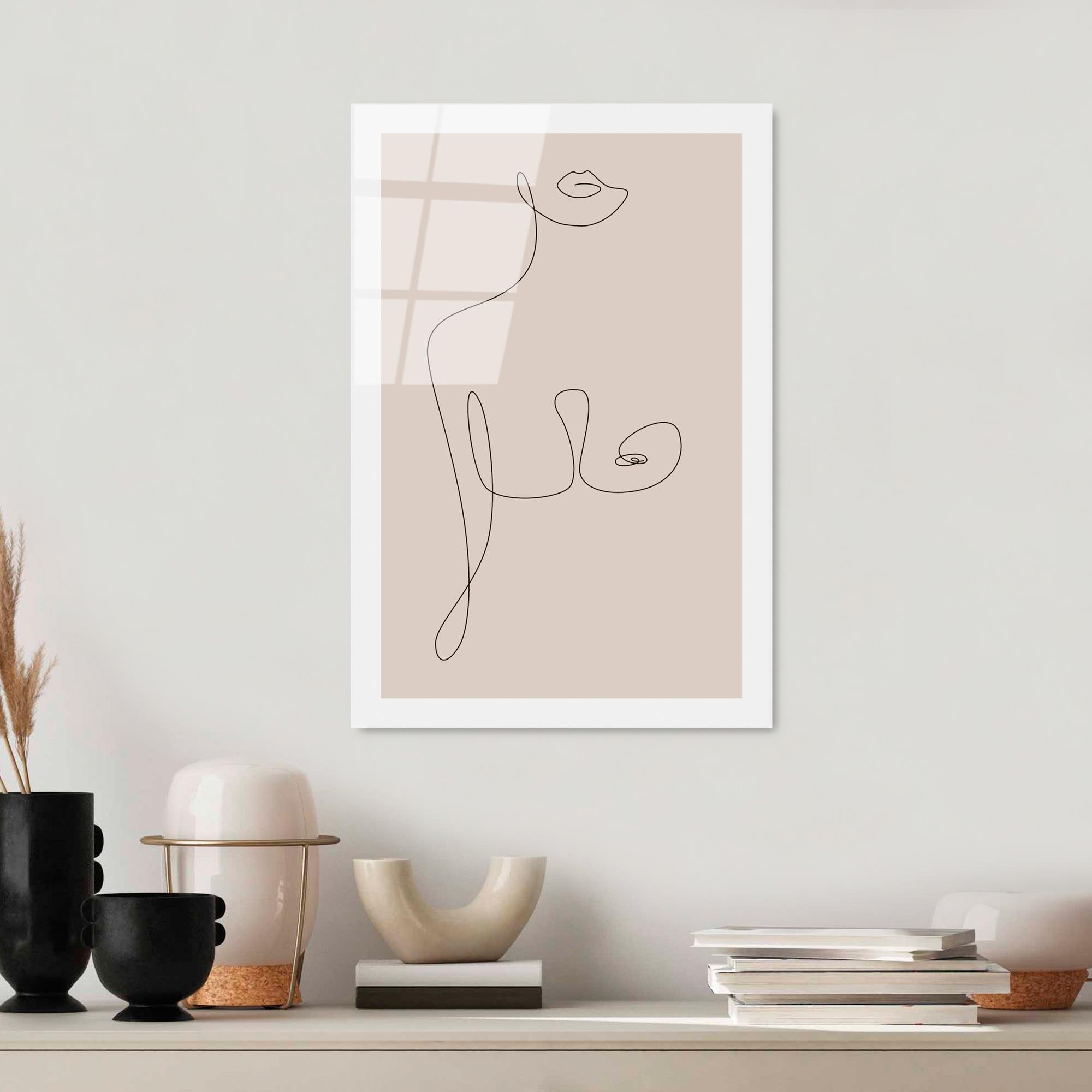 UV-1040 Baskılı Cam Dikdörtgen Duvar Tablosu | ByLamp