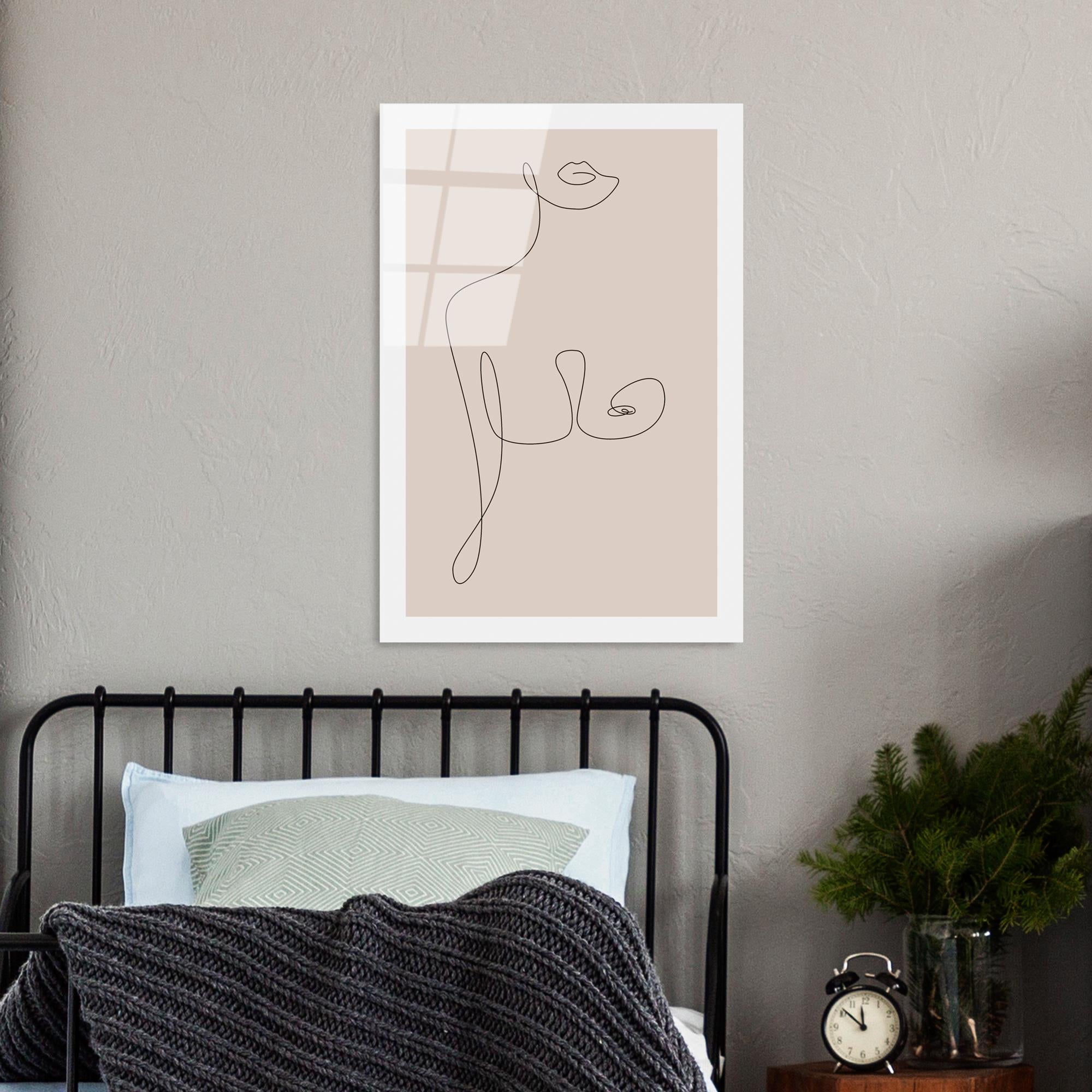 UV-1040 Baskılı Cam Dikdörtgen Duvar Tablosu | ByLamp