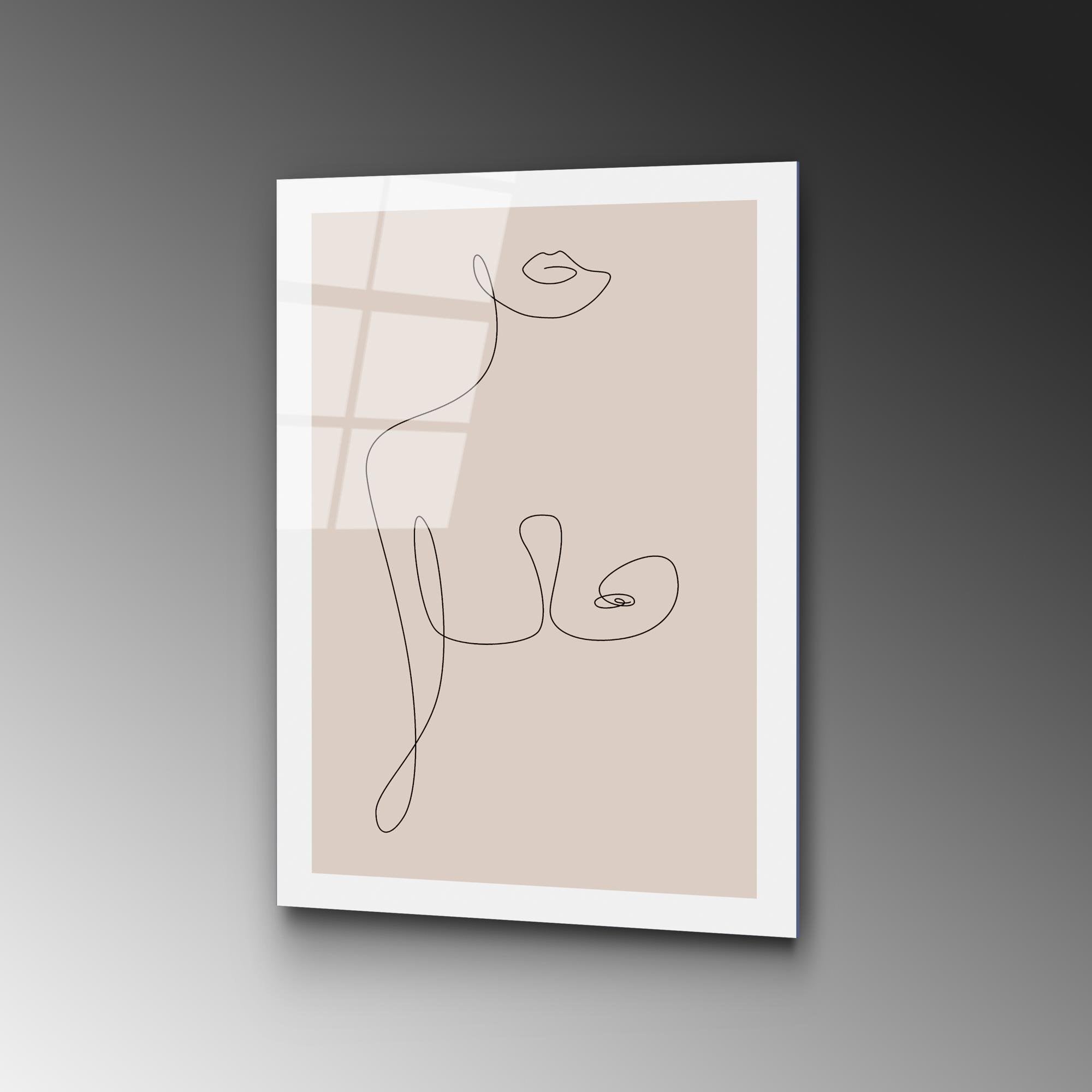 UV-1040 Baskılı Cam Dikdörtgen Duvar Tablosu | ByLamp