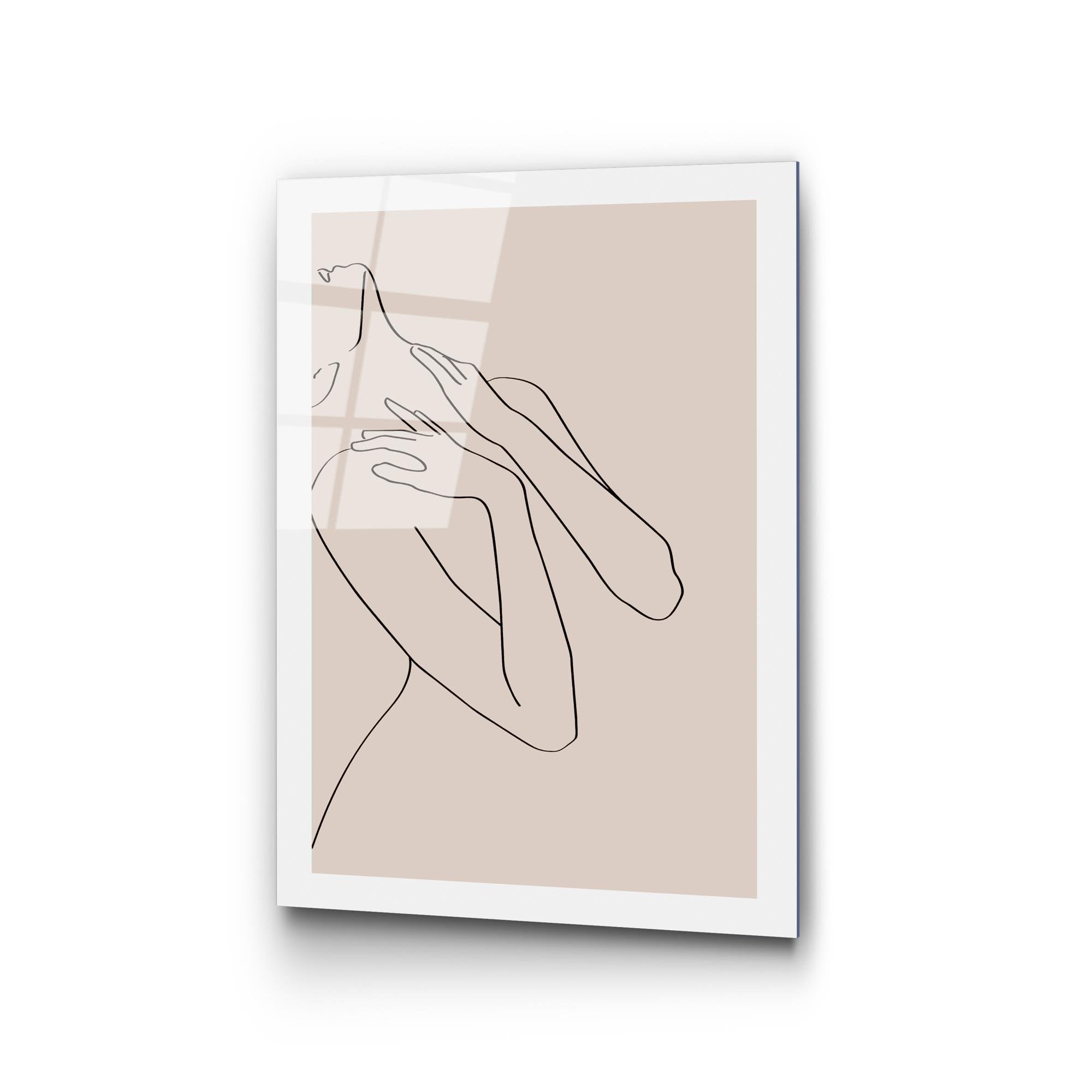 UV-1041 Baskılı Cam Dikdörtgen Duvar Tablosu | ByLamp