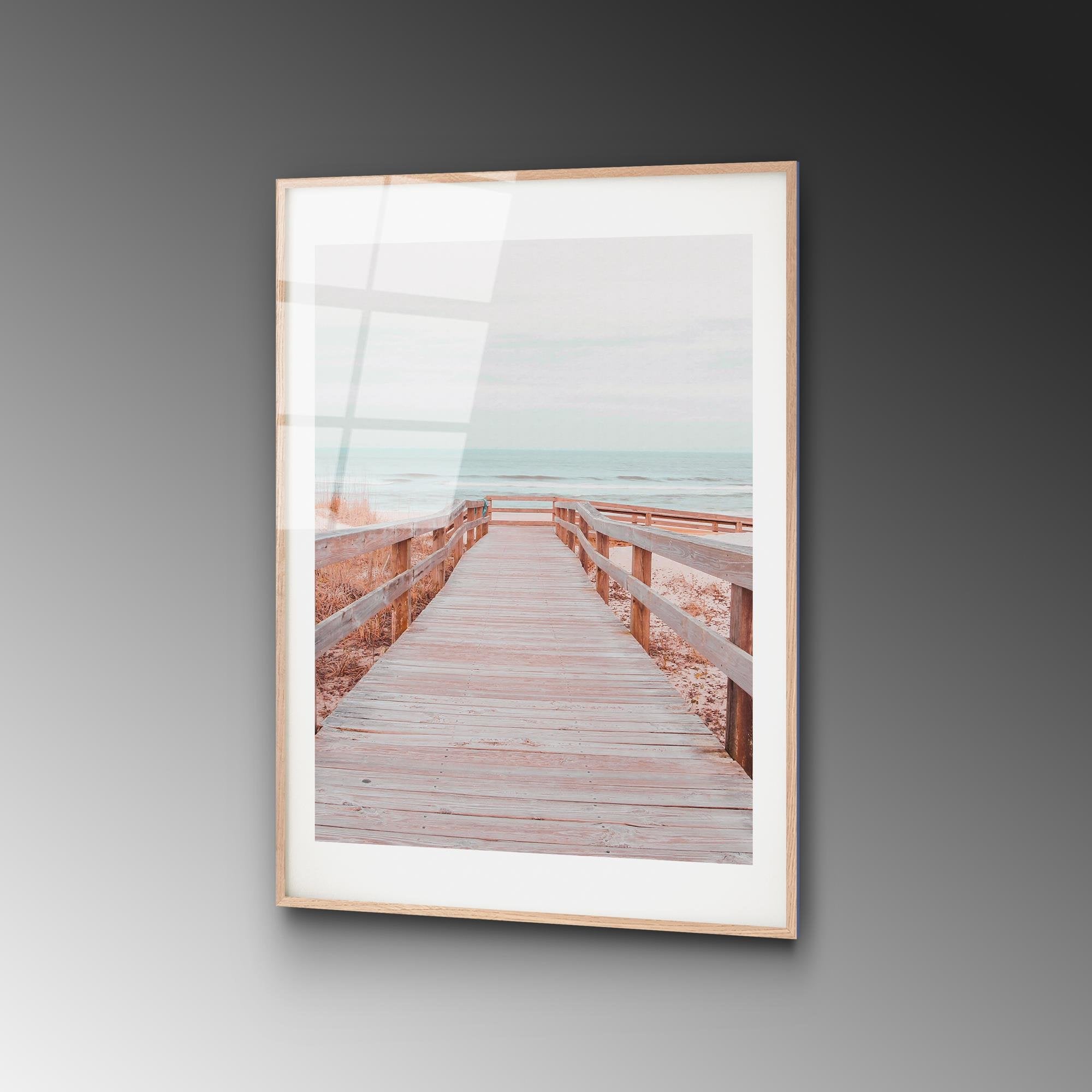 UV-1044 Baskılı Cam Dikdörtgen Duvar Tablosu | ByLamp