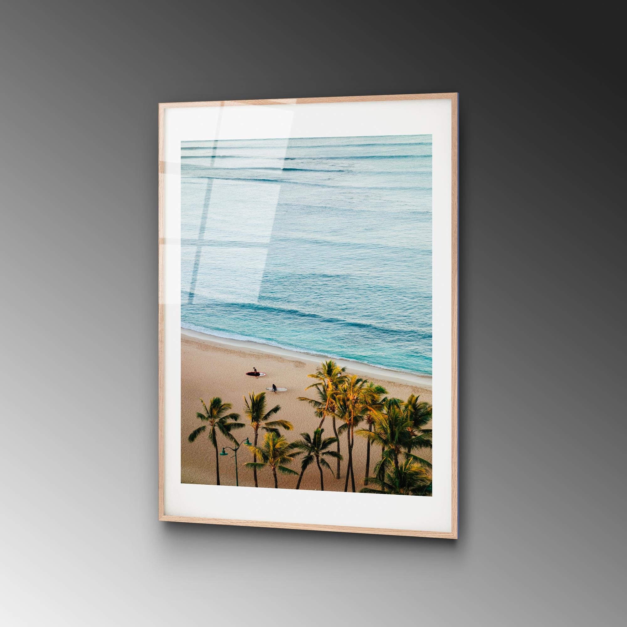 UV-1047 Baskılı Cam Dikdörtgen Duvar Tablosu | ByLamp