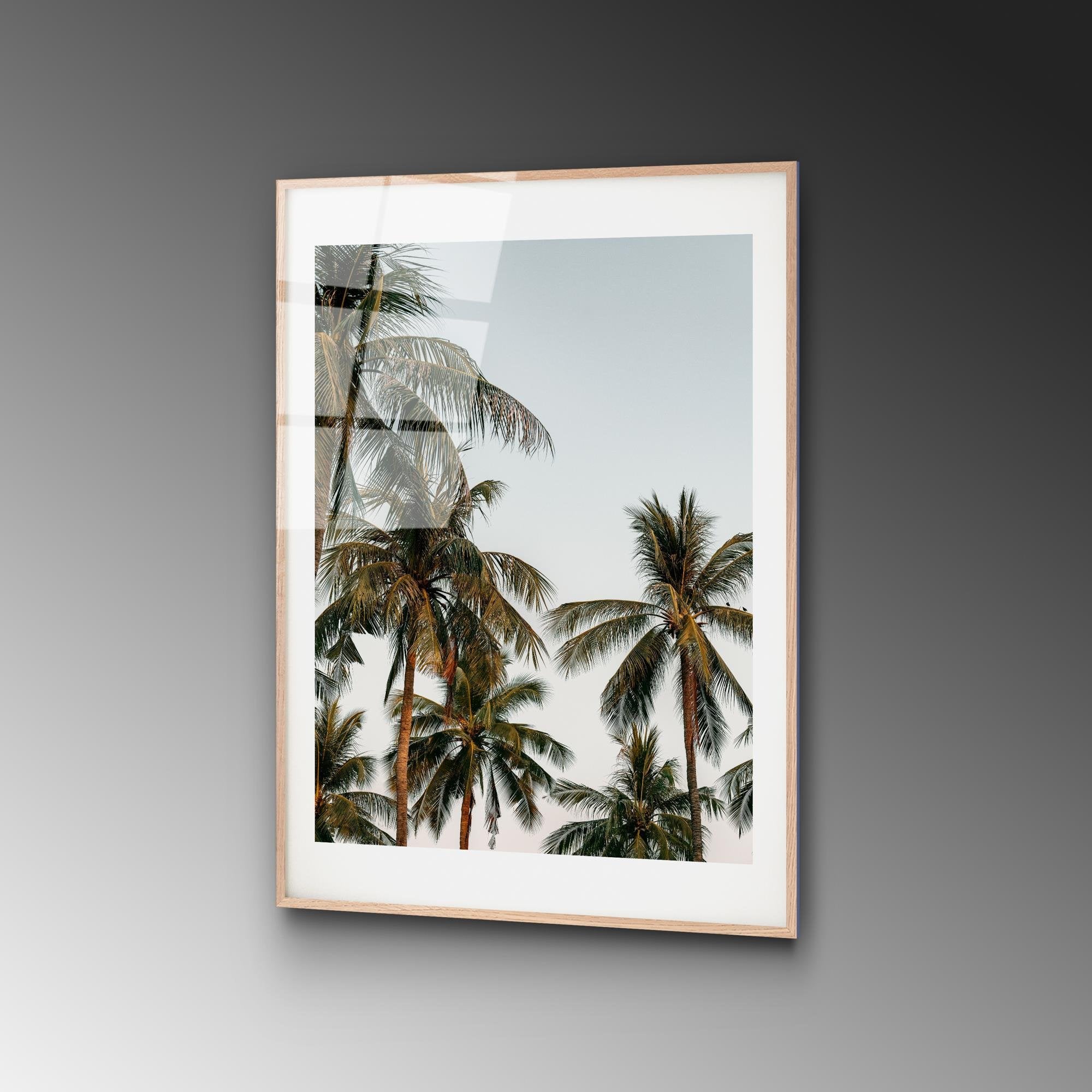 UV-1049 Baskılı Cam Dikdörtgen Duvar Tablosu | ByLamp