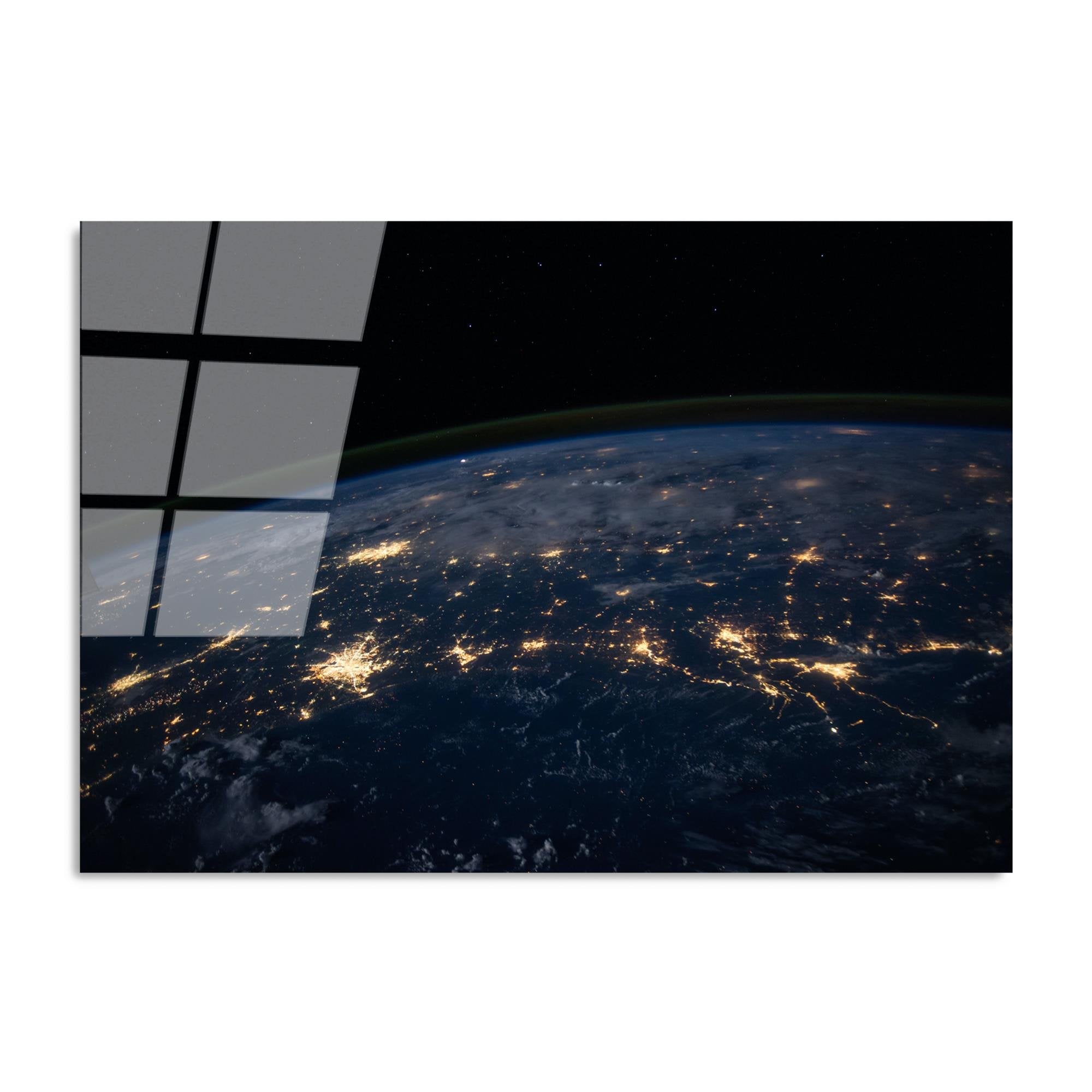 UV-104 Baskılı Cam Dikdörtgen Duvar Tablosu | ByLamp